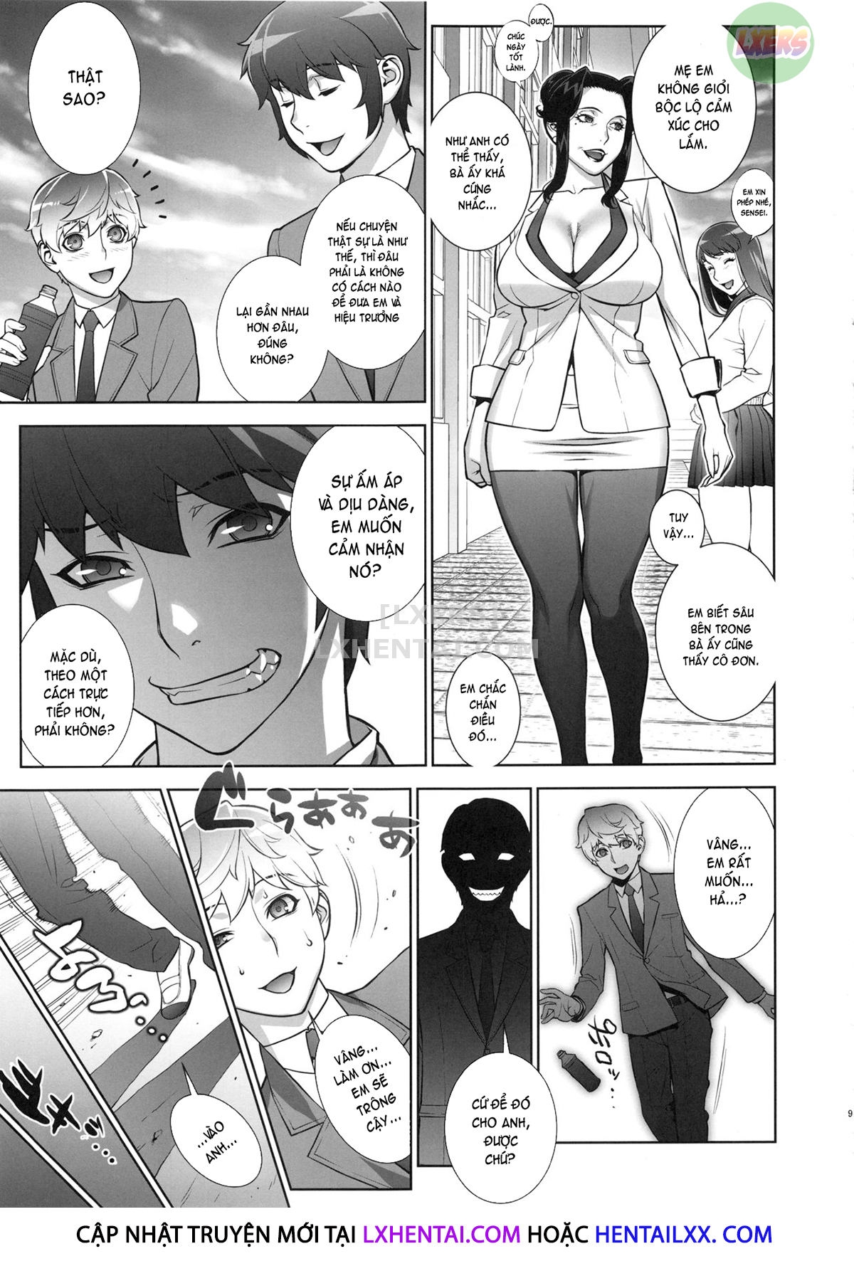 Đọc truyện hentai Etsuraku no Onna Rijichou - Chap 3 ~Himitsu No Hokenshitsu Hen~