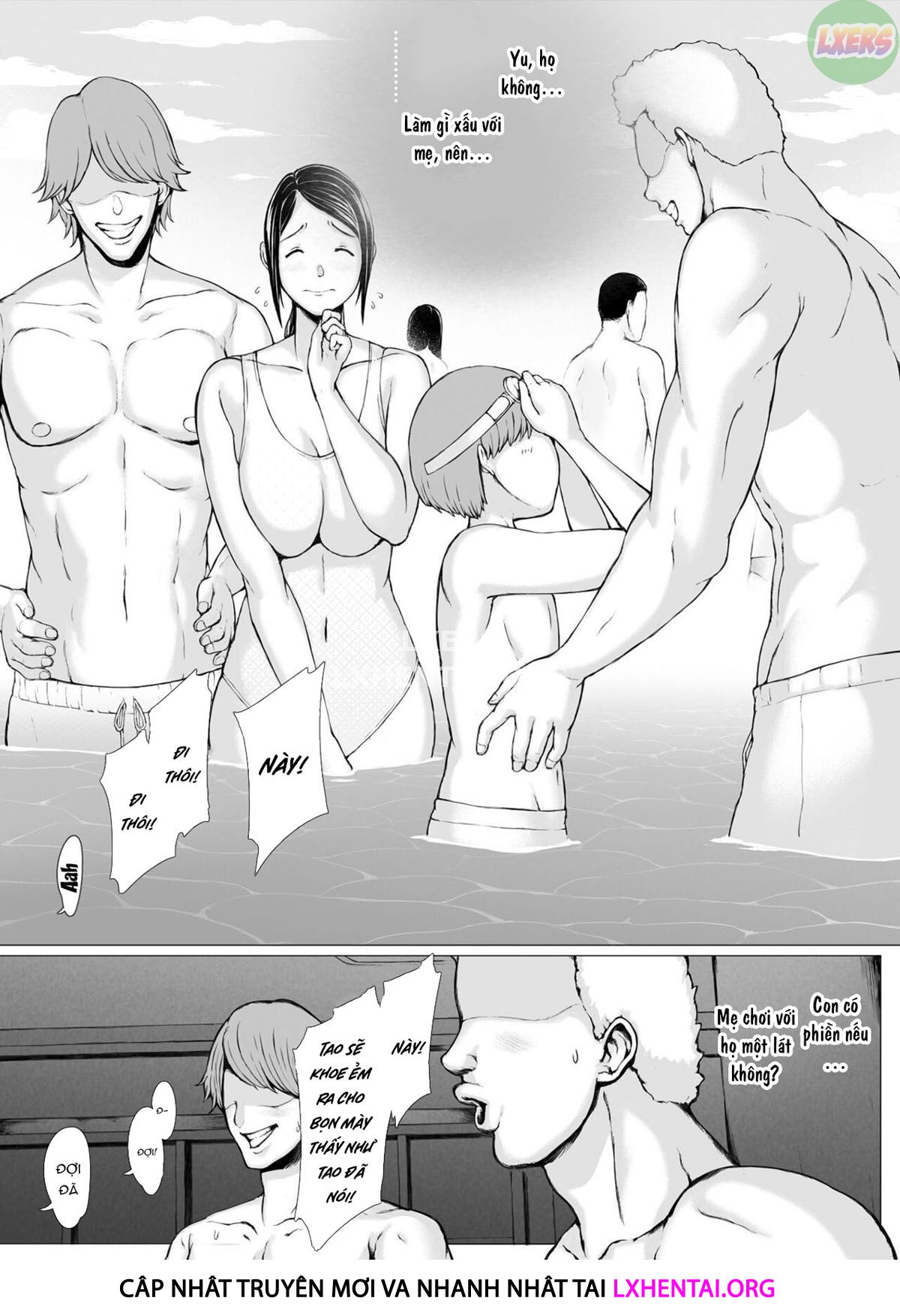 Đọc truyện hentai Hahagui Ottori Okaasan ga Toshishita Yarichin ni Nerawareru Toki - Chap 3A