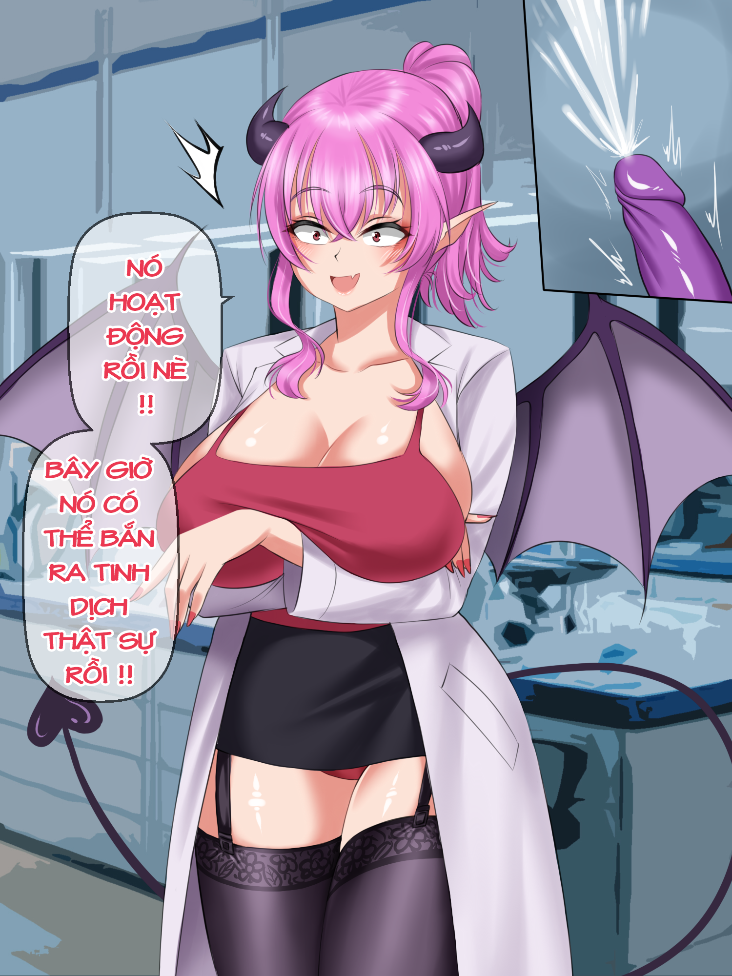 Đọc truyện hentai Ngày xả stress của Succubus - Chap 6: End.