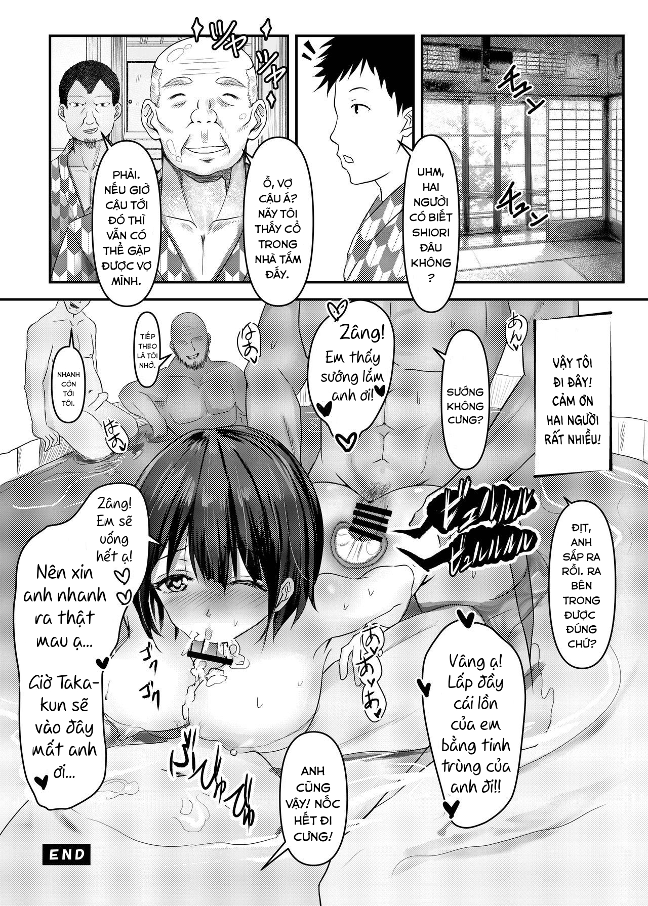 Đọc truyện hentai Hitozuma Shiori ga Onsen Ryokou de NTRta Hi - Oneshot