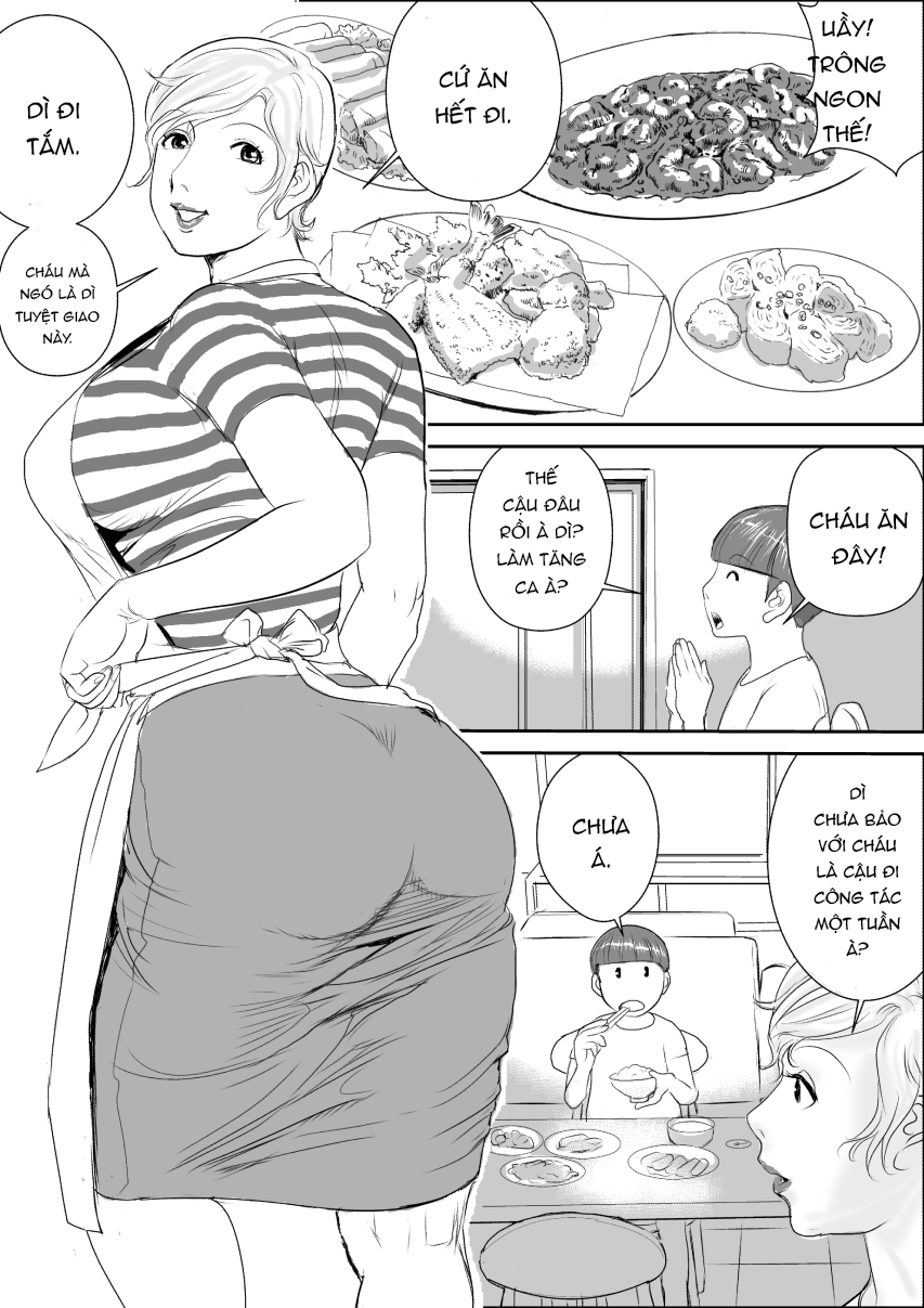 Đọc truyện hentai Kỳ nghỉ hè ngọt ngào của tôi và dì - Oneshot.