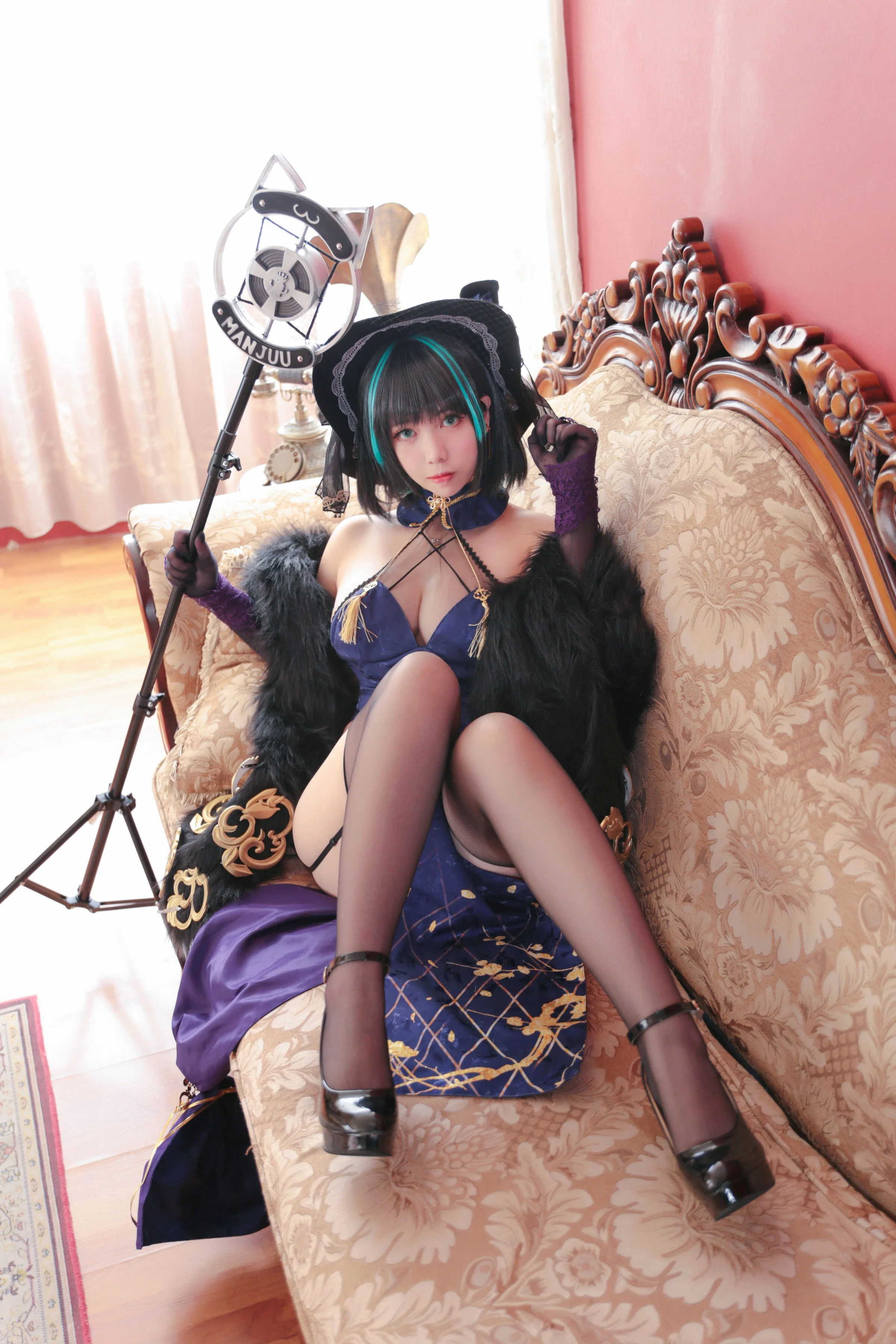 Đọc truyện hentai Tuyển tập Albums siêu phẩm Cosplay - Chap 569 - Meroko_Mei Tong - Cheshire Cheongsam