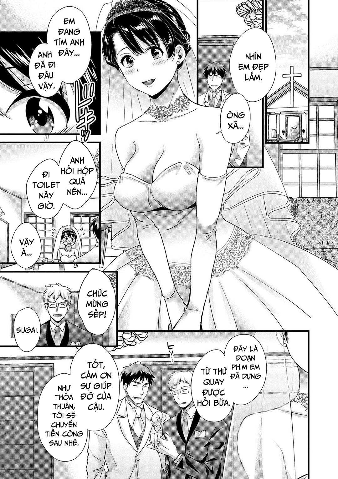 Đọc truyện hentai Hãy giữ bí mật với chồng tôi nha! - Chap 8