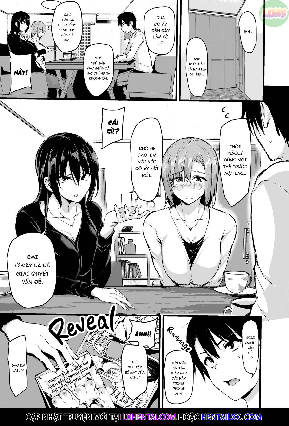 Đọc truyện hentai Không lên đỉnh nổi nếu không có hai cặp vú khủng nên vợ tôi đã đưa bạn của cô ấy đến! - Chap 1