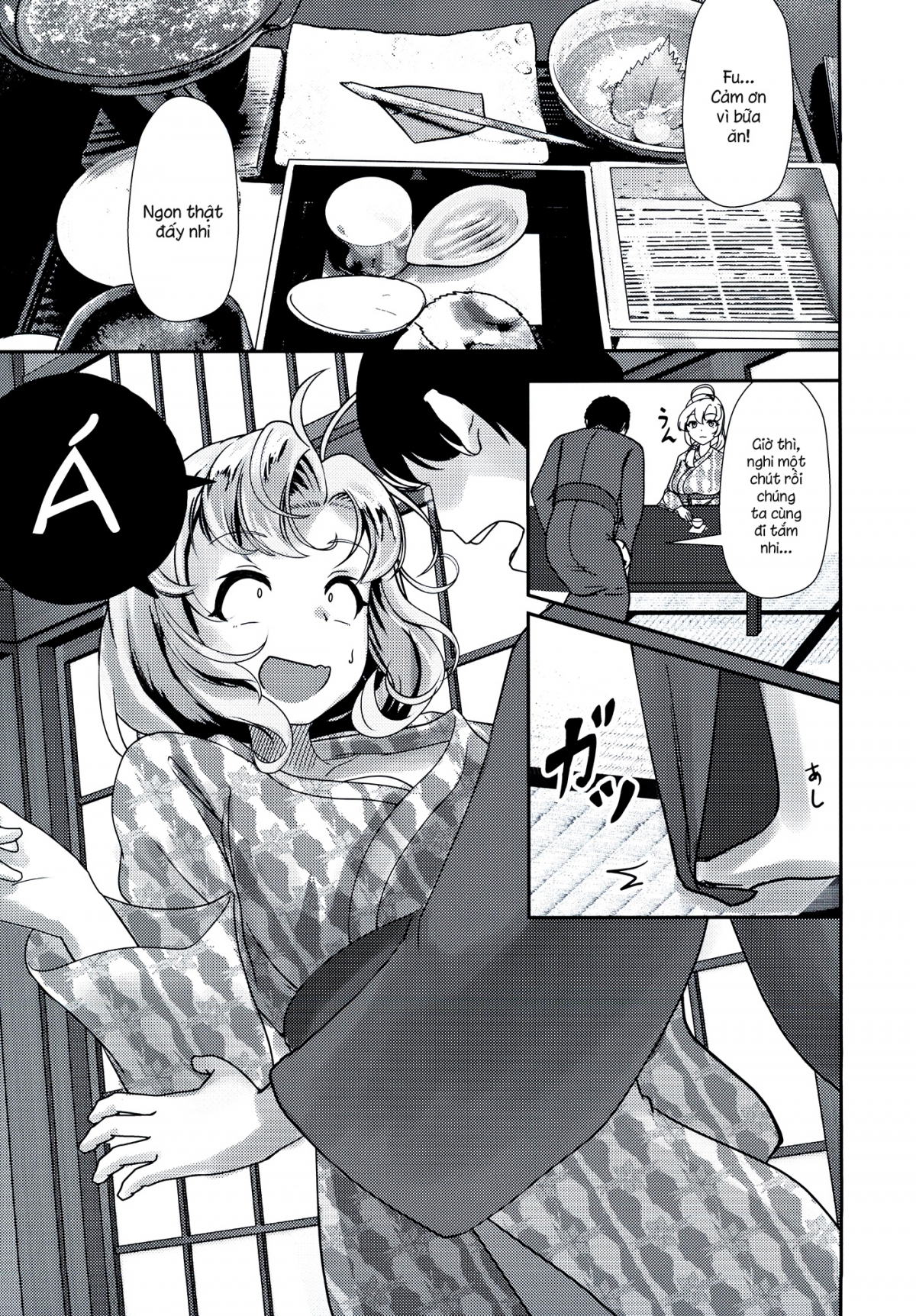 Đọc truyện hentai Kinugasa-san to Ryokan de Futari (KanColle) - Oneshot