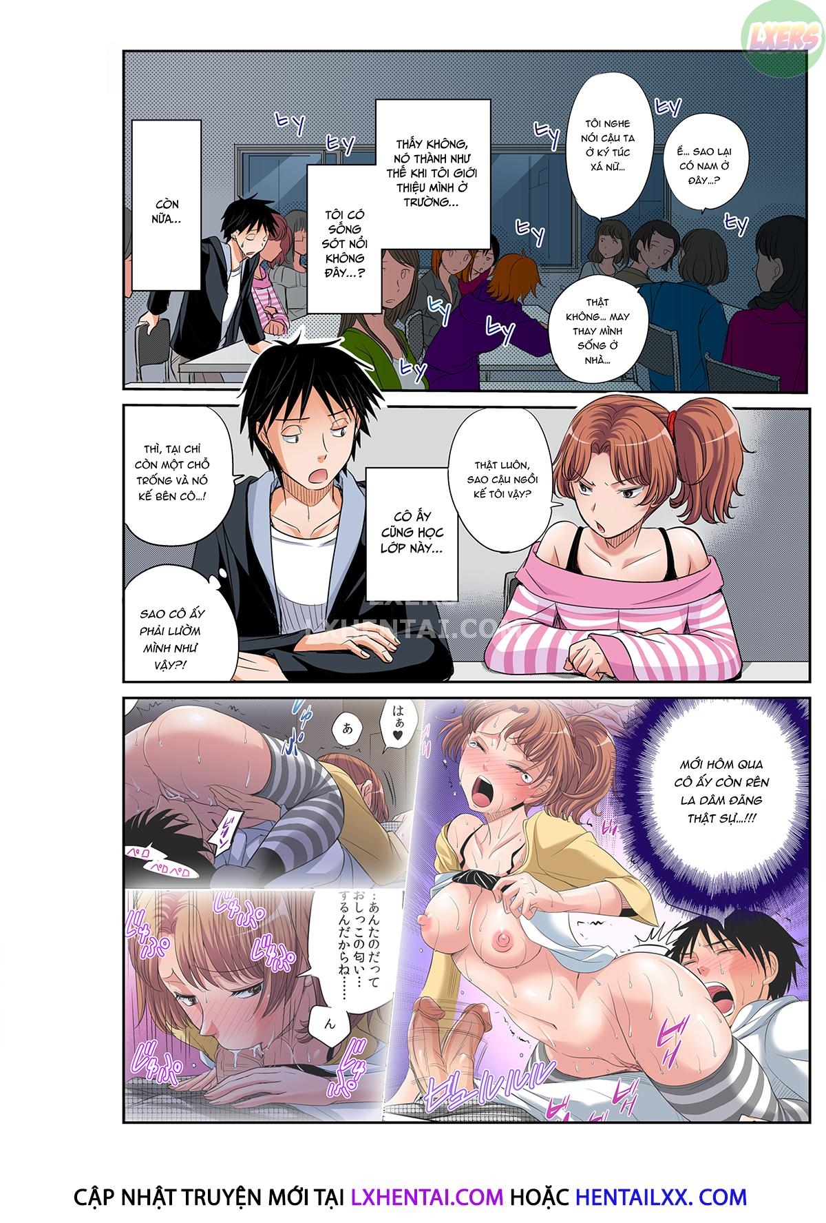 Đọc truyện hentai Học viện Sắc đẹp - Chap 2