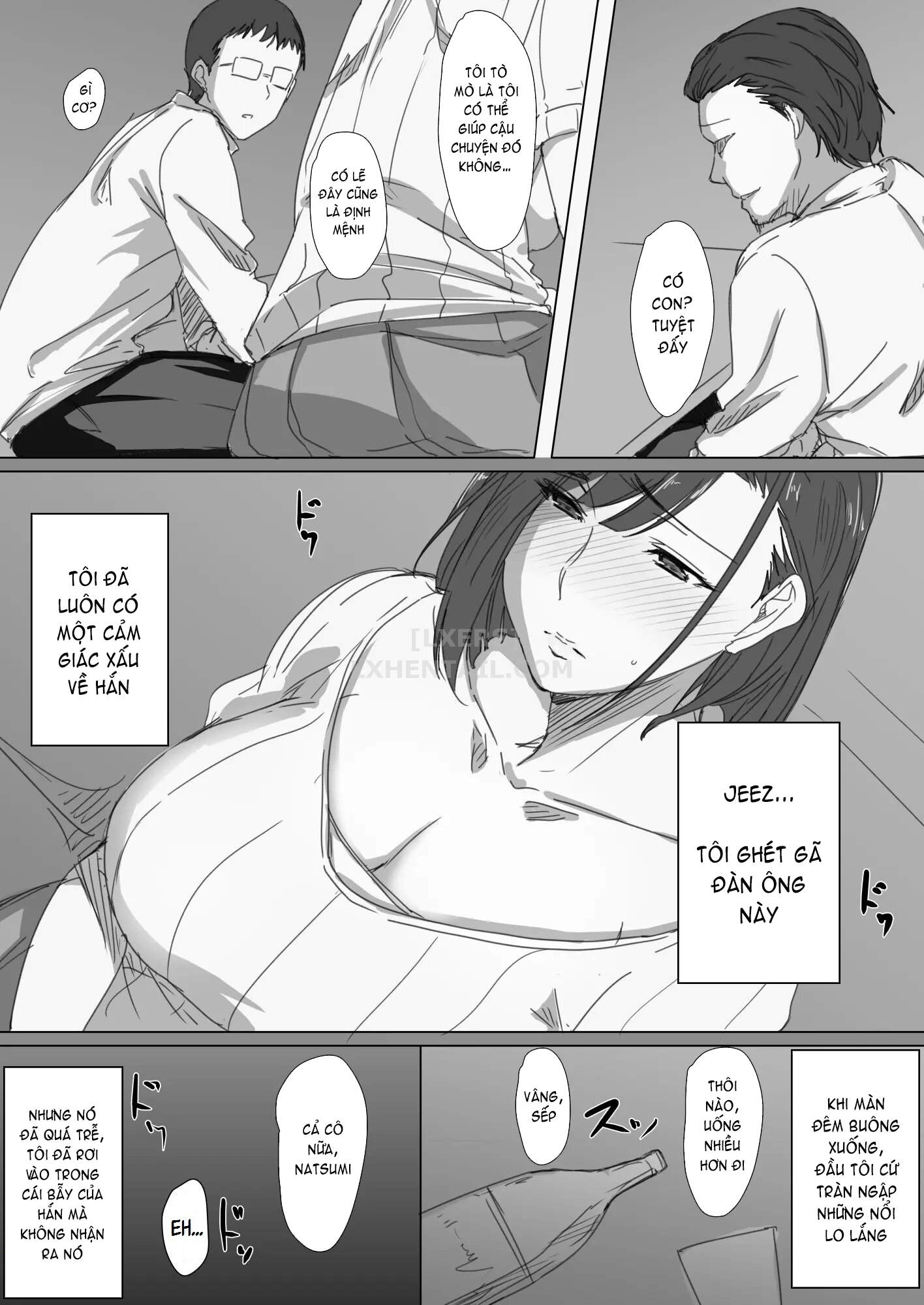 Đọc truyện hentai Kouman Tsuma ga Netorarete - Oneshot