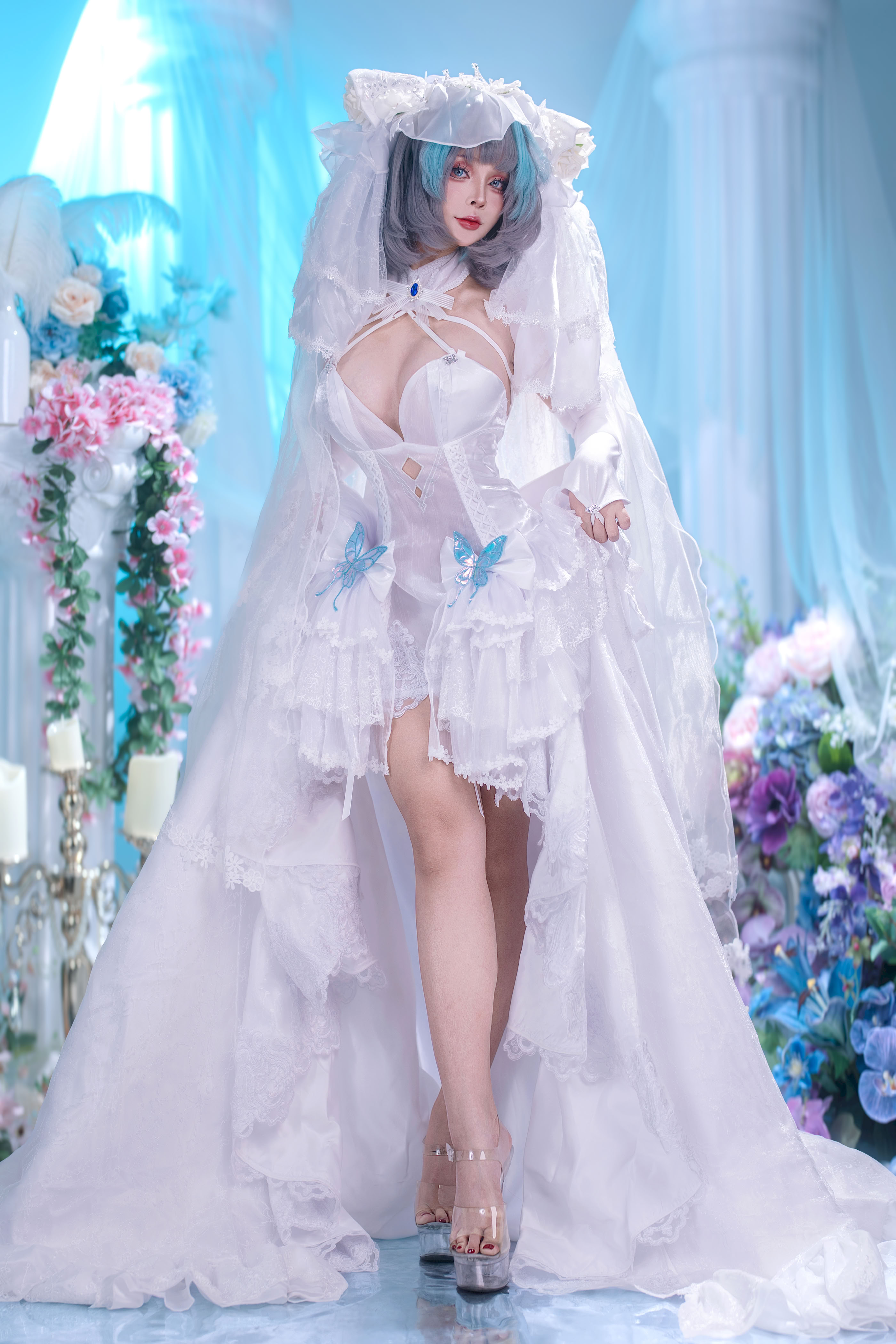 Đọc truyện hentai Tuyển tập Albums siêu phẩm Cosplay - Chap 1416 - Sayo Momo - Bride Cheshire