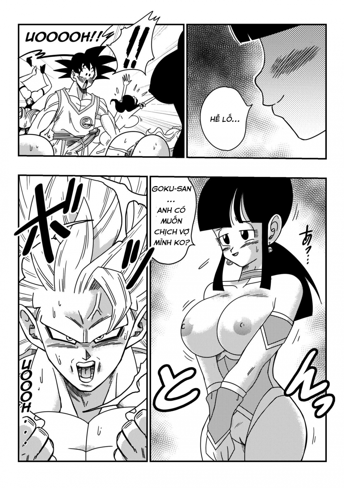 Đọc truyện hentai Buổi Thác Loạn Cùng Son Goku - Oneshot