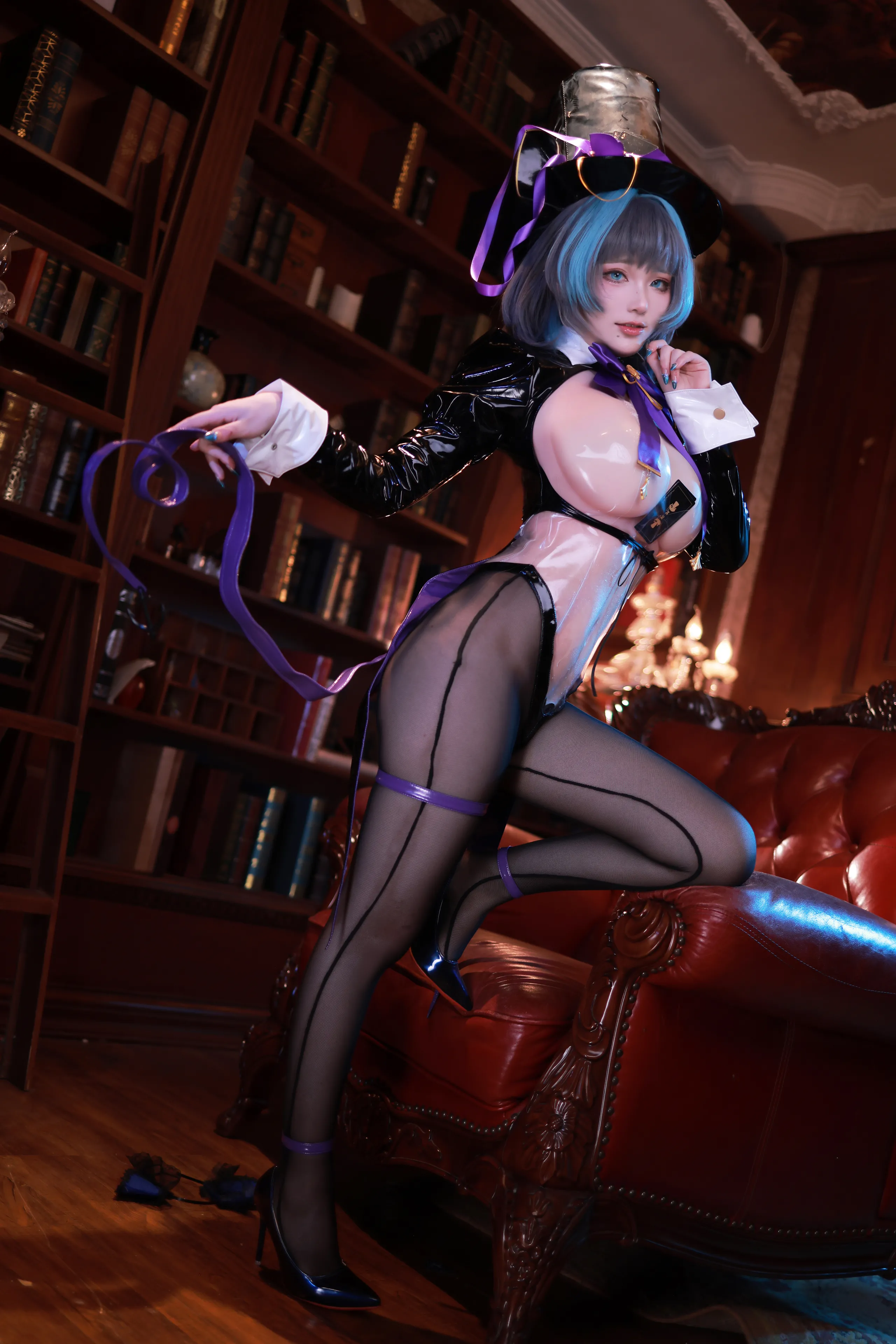Đọc truyện hentai Tuyển tập Albums siêu phẩm Cosplay - Chap 1152 - Cheese Cube Wii - Azur Lane Cheshire Magician