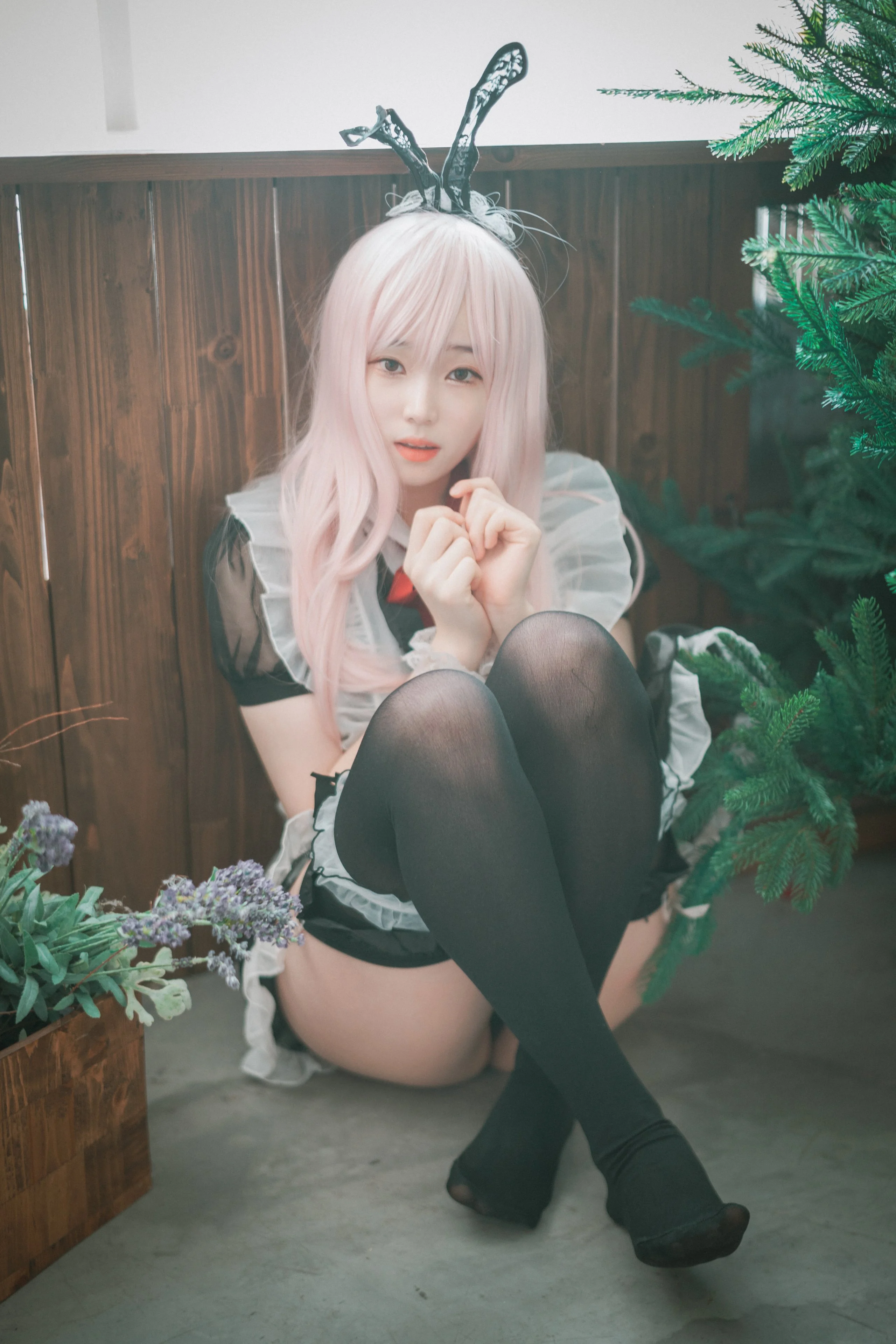 Đọc truyện hentai Tuyển tập Albums siêu phẩm Cosplay - Chap 768 - [DJAWA] Bambi - Sheer Bunny Maid