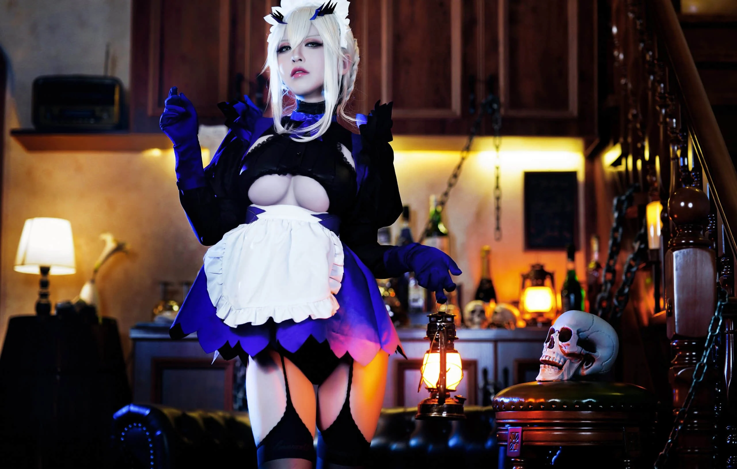 Đọc truyện hentai Tuyển tập Albums siêu phẩm Cosplay - Chap 826 - Half Son - LancerAlter Maid
