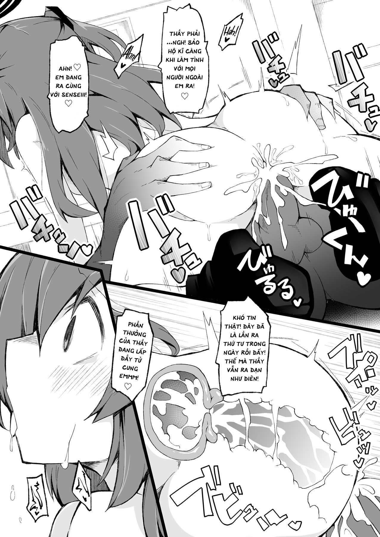 Đọc truyện hentai Sensei và Hayase Yuuka - Oneshot