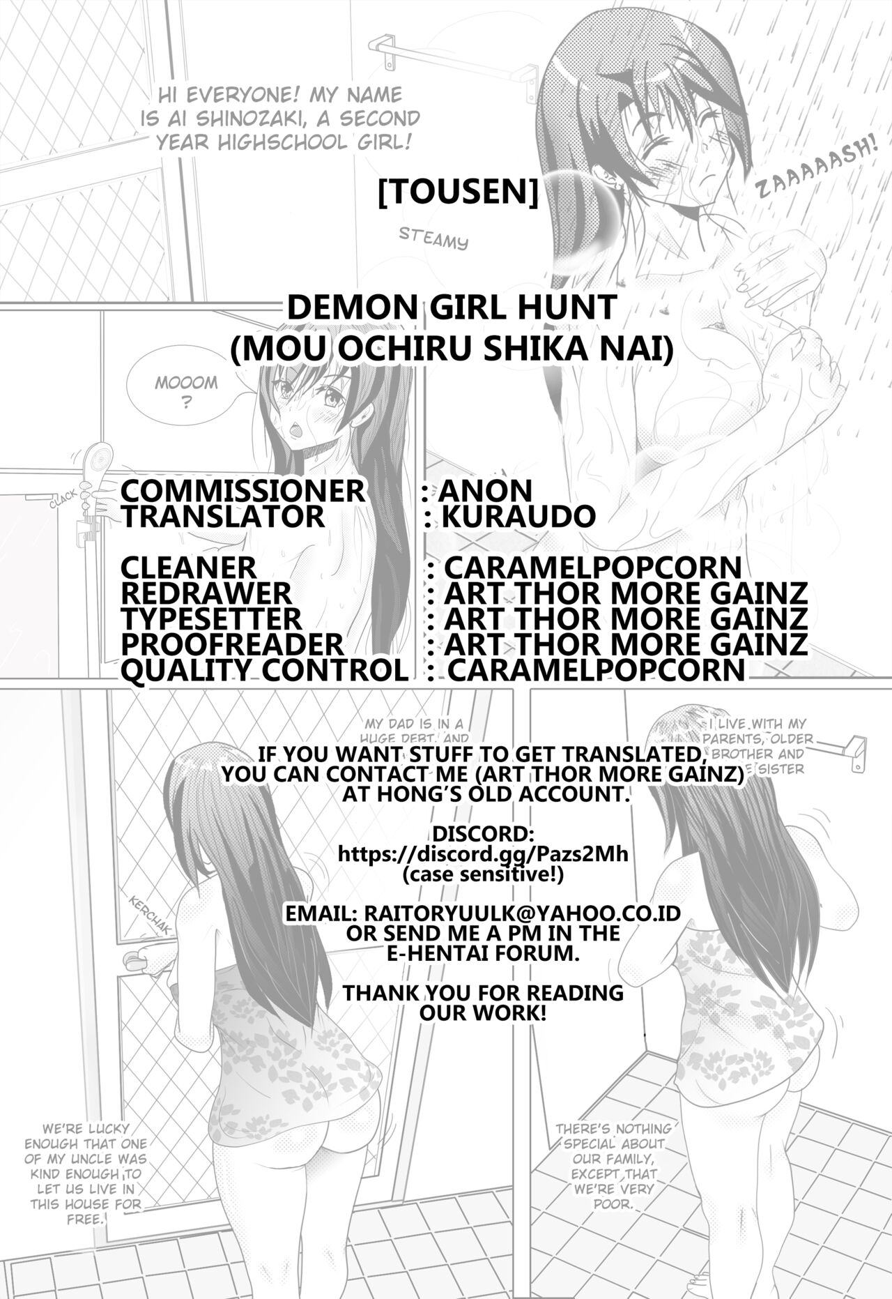 Đọc truyện hentai Cuộc săn lùng cô gái daemon - Oneshot