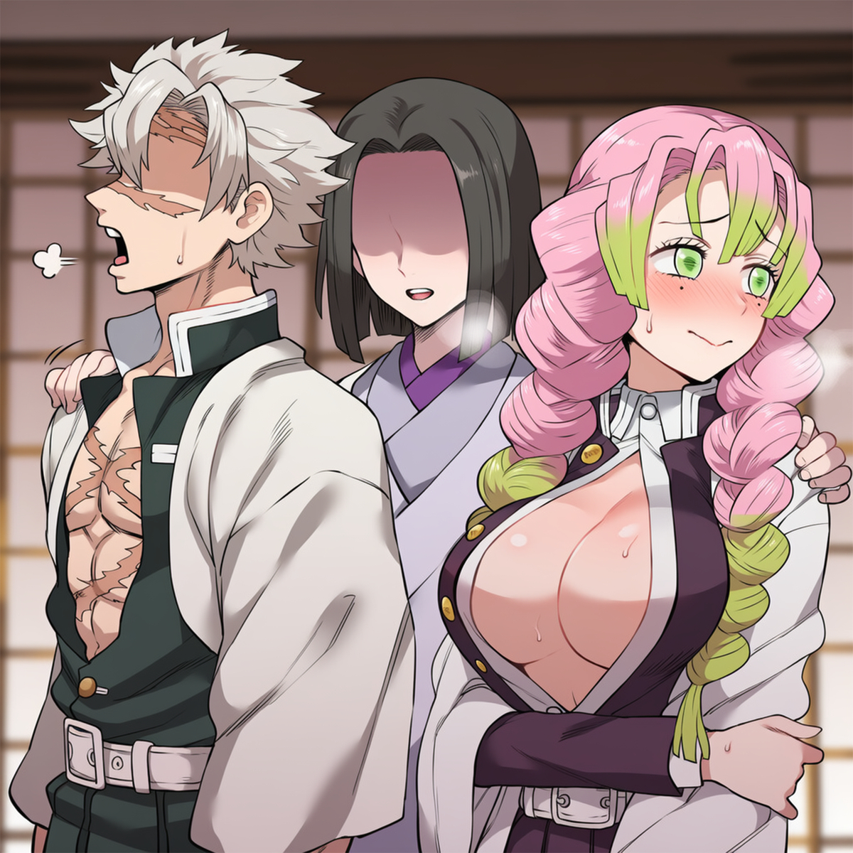 Đọc truyện hentai Tuyển tập Albums Art hentai - Chap 743 - Kanroji Mitsuri Vs Sanemi