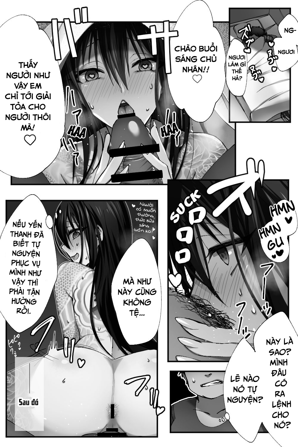 Đọc truyện hentai Shinjuku no Asa ga Sennou Sarete Josou Shitsutsu Arekore - Oneshot