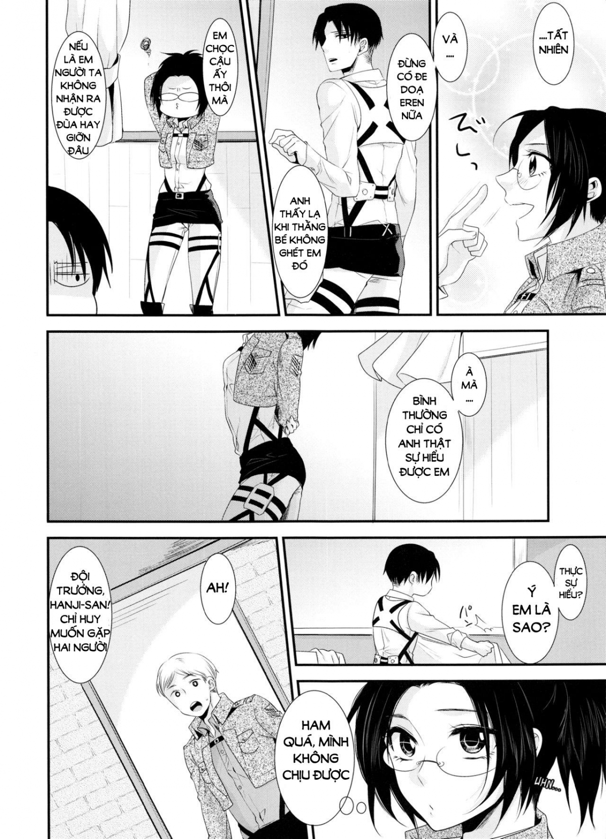 Đọc truyện hentai Kiss me once again (Shingeki no Kyojin) - Chap 3