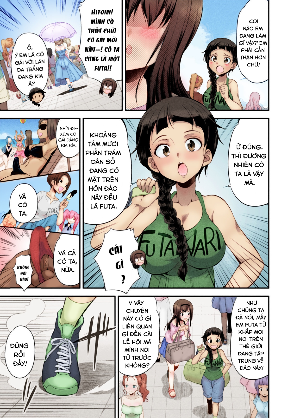 Đọc truyện hentai Đại chiến Futa~Nữ hoàng dương vật - Chap 1