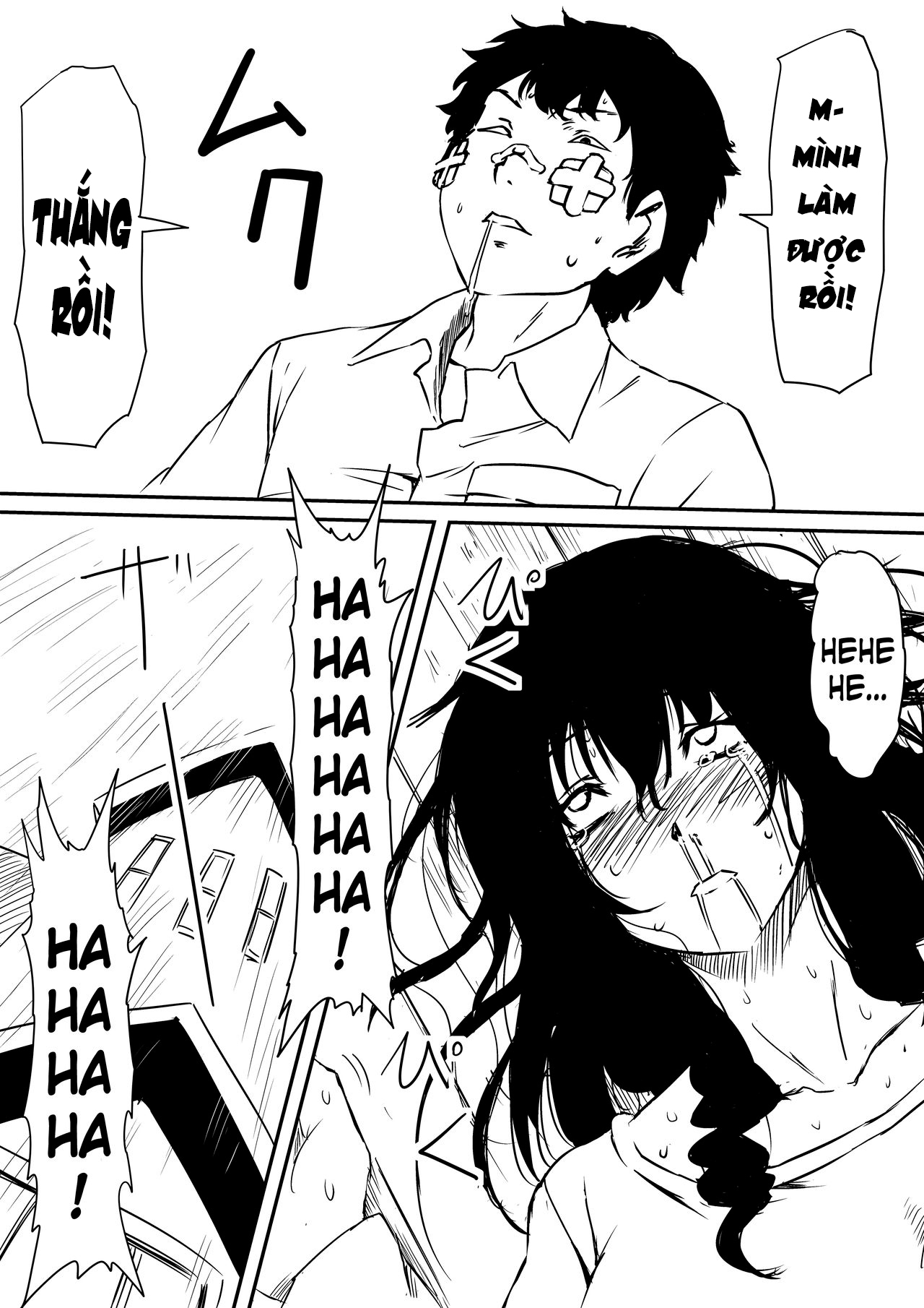 Đọc truyện hentai Thiếu niên và con cặc thần thánh mê hoặc chị em - Chap 2