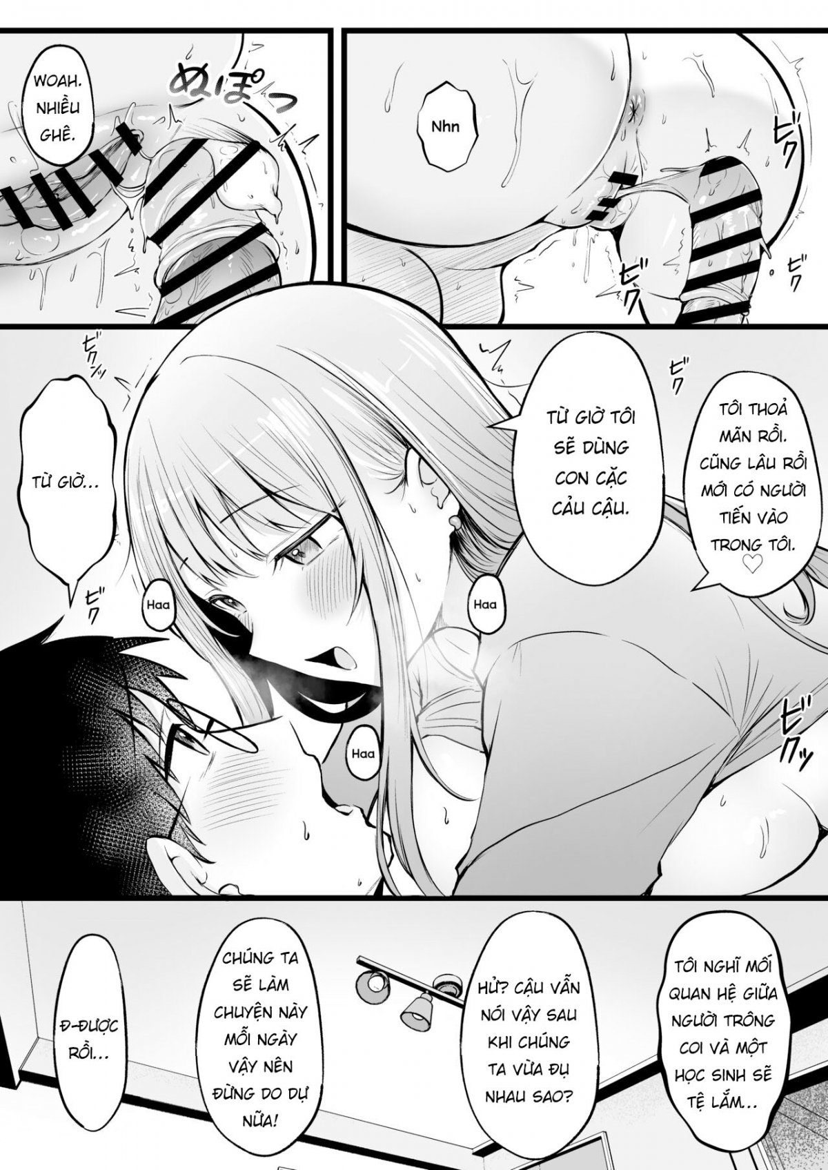 Đọc truyện hentai Joshiryou Kanrinin no Boku wa Gal Ryousei ni Furimawasarete masu - Haru 1