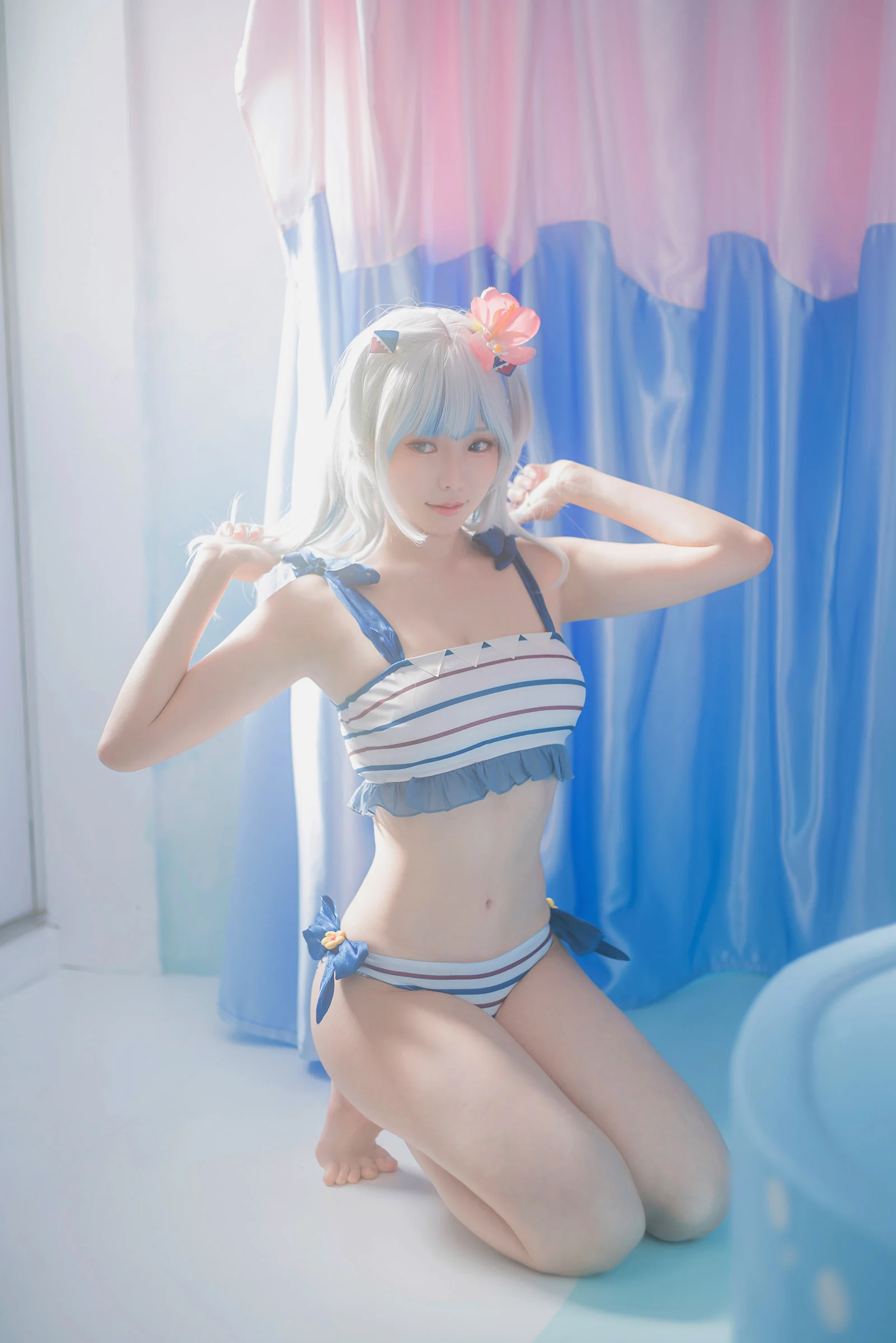 Đọc truyện hentai Tuyển tập Albums siêu phẩm Cosplay - Chap 518 - Ely - Gura Swimsuit