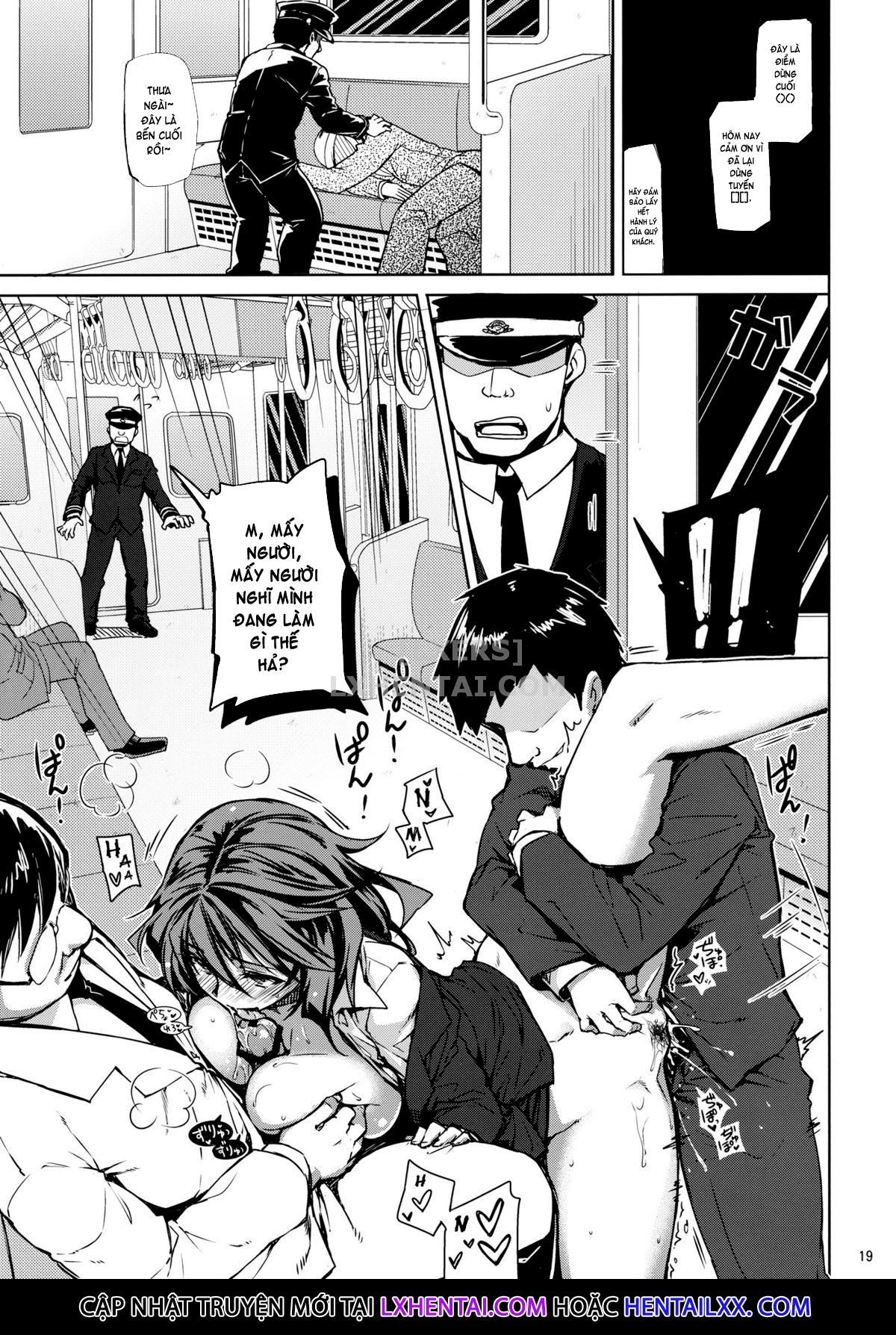 Đọc truyện hentai Last Train x Dead Drunk x Big Sis Chifuyu - Oneshot