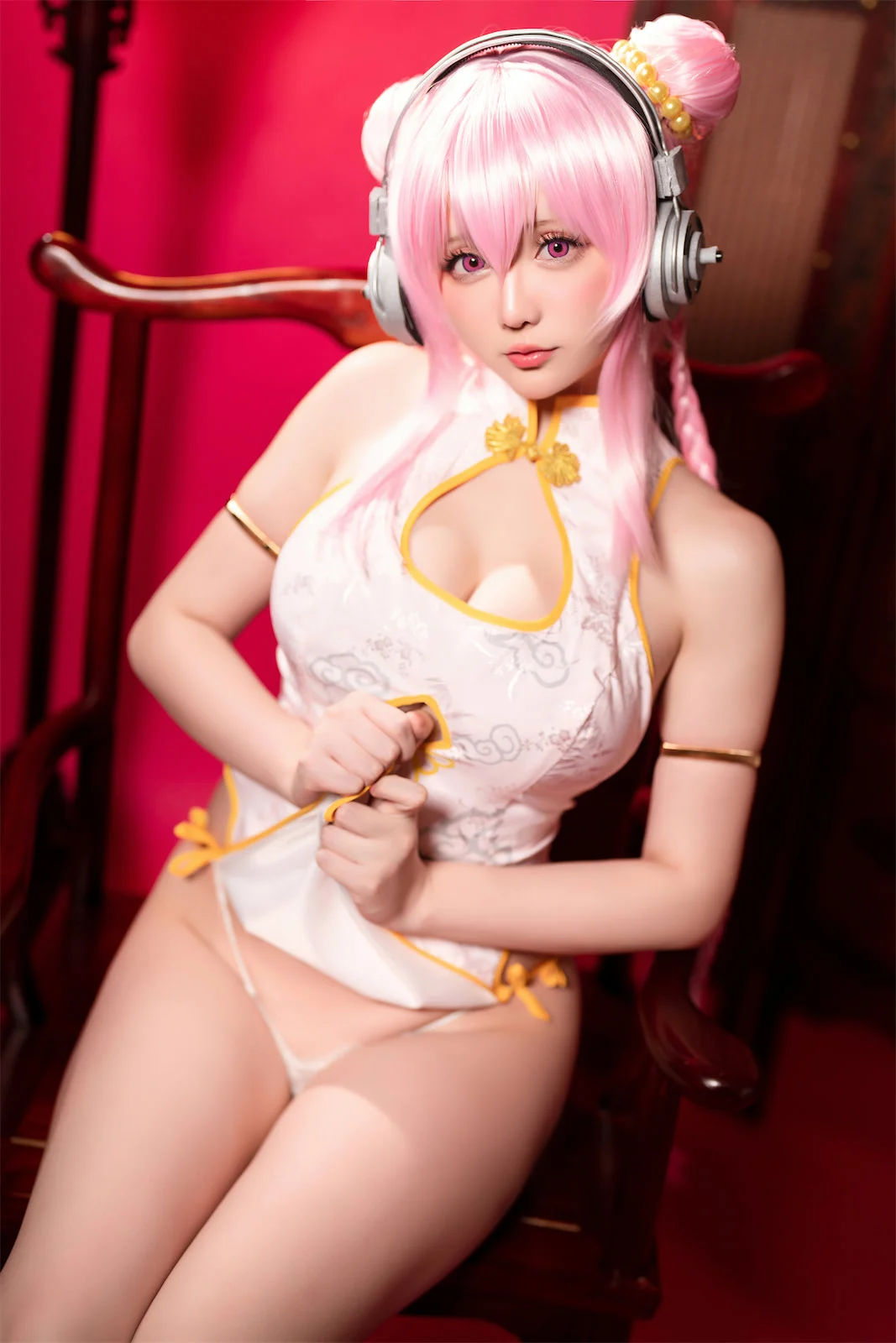 Đọc truyện hentai Tuyển tập Albums siêu phẩm Cosplay - Chap 378 - Star Chichi - Super Sony Cheongsam