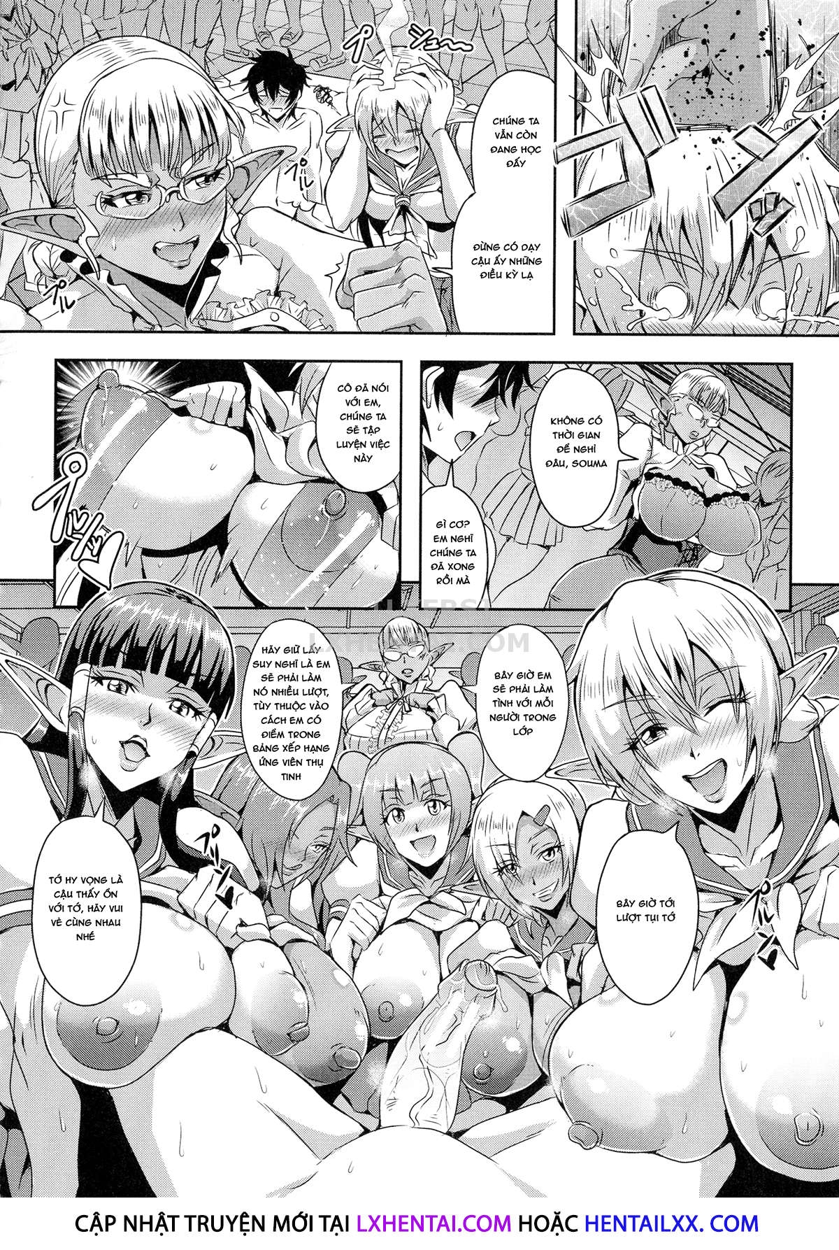Đọc truyện hentai Elf Harem Story - Chap 3