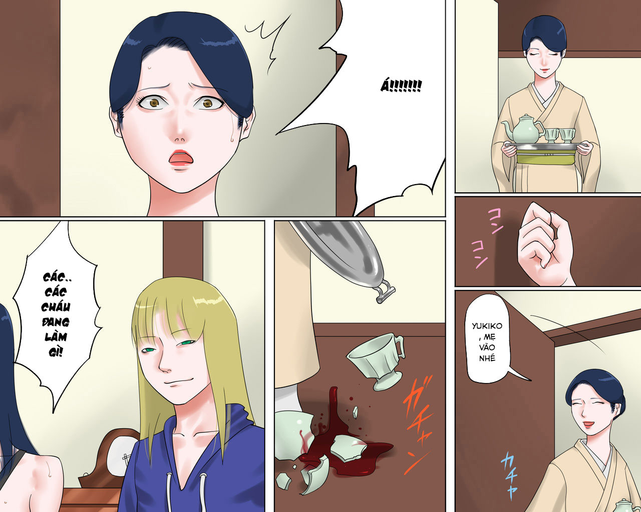 Đọc truyện hentai Dorei Onna Kyoushi Yuriko (Ge) Ingoku no Shuuen - Chap 1