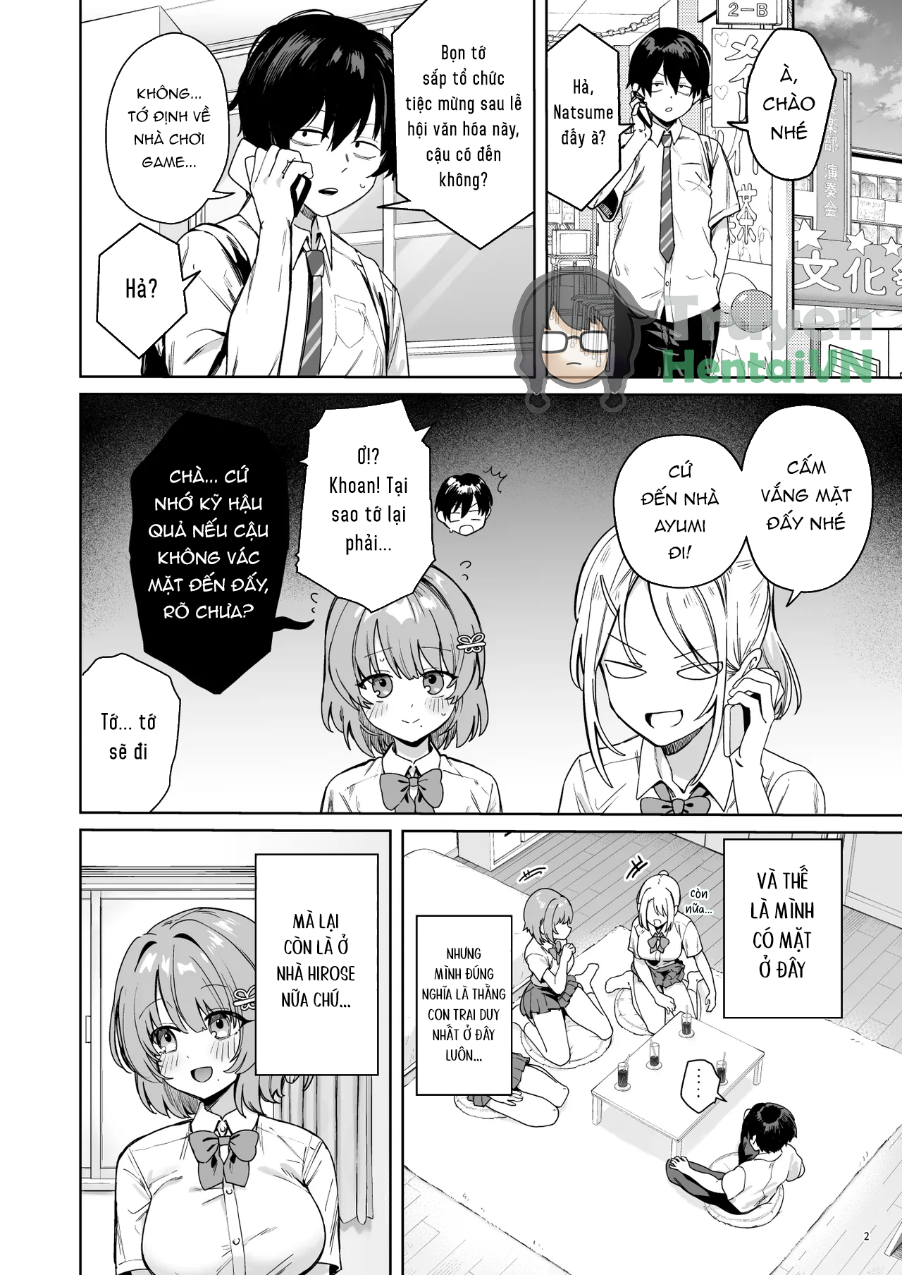 Đọc truyện hentai Class de Kakure Ninki no Hirose-san ga Guigui kuru! - Oneshot
