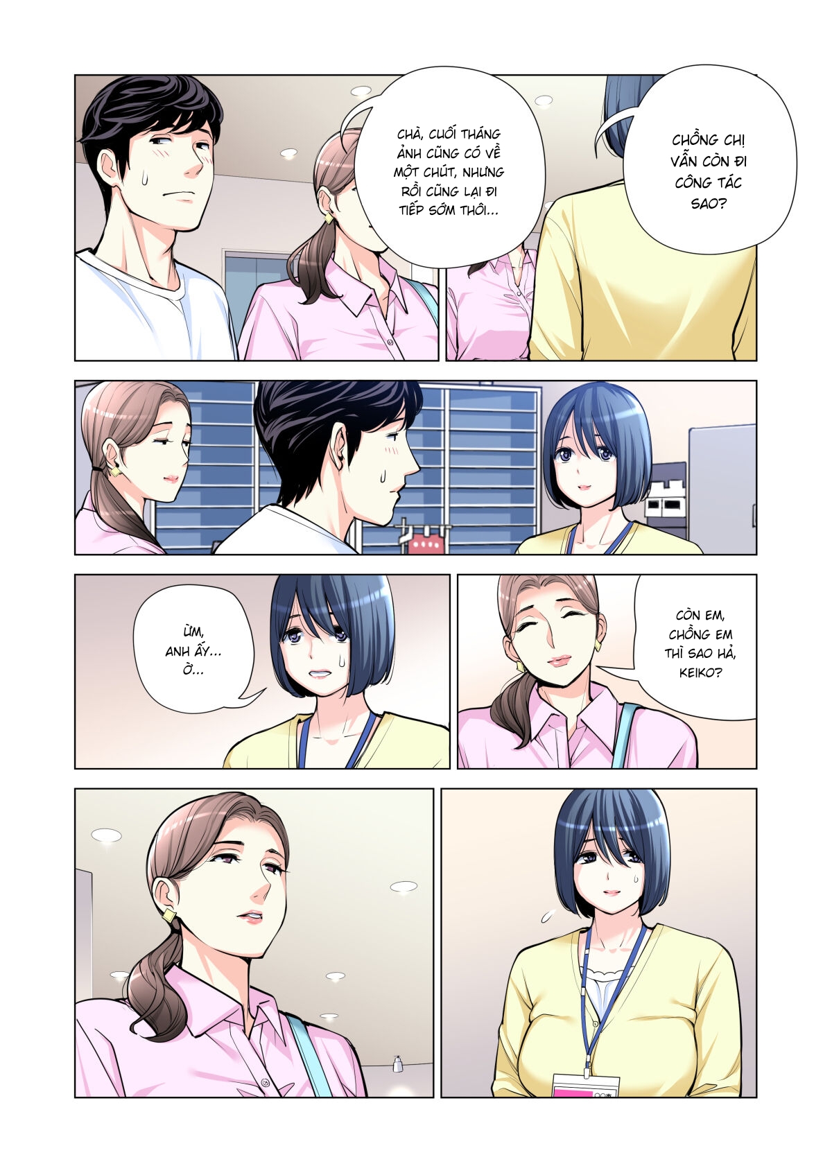 Đọc truyện hentai Những cô trợ lý đã có chồng - Chap 3 Full màu