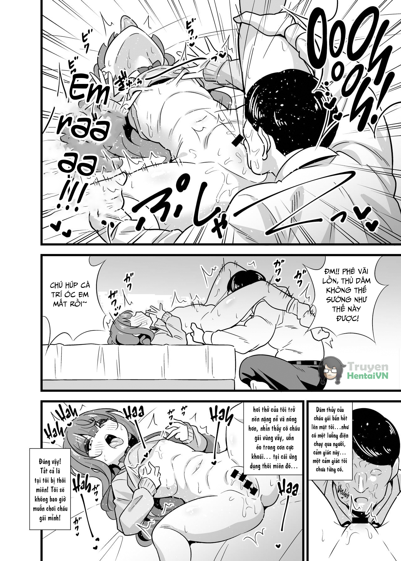 Đọc truyện hentai Oji Saimin Donkan na Ojisan wa Mori no Tsuita Mei-kko Senyou Niku Dirudo - Oneshot
