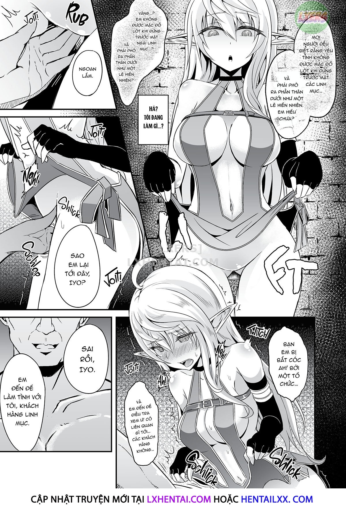 Đọc truyện hentai Nàng Elf chạy trốn - Chap 3