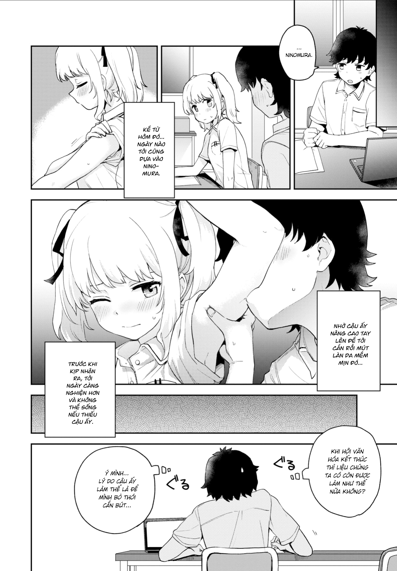 Đọc truyện hentai Tật cắn bút ư!? Khỏi lo! Đã có cách! - Oneshot