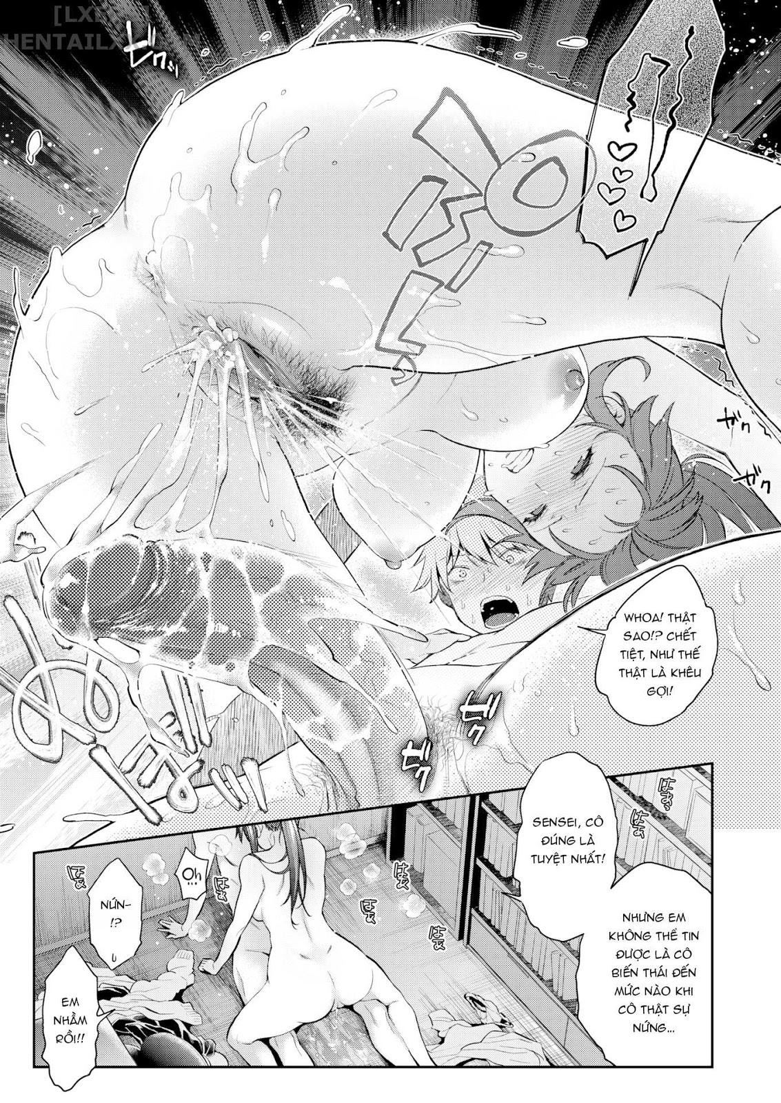 Đọc truyện hentai Tiết học bổ trợ với sensei - Oneshot