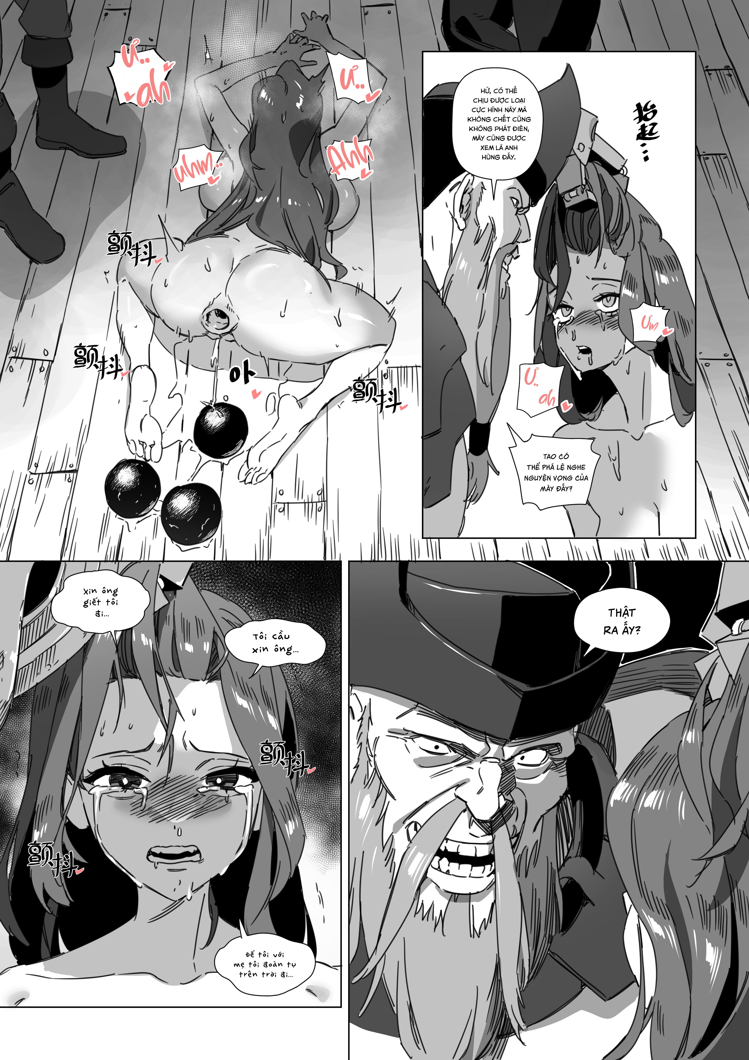 Đọc truyện hentai Cô gái may mắn bị chăn nuôi thành bồn chứa tinh - Chap 1