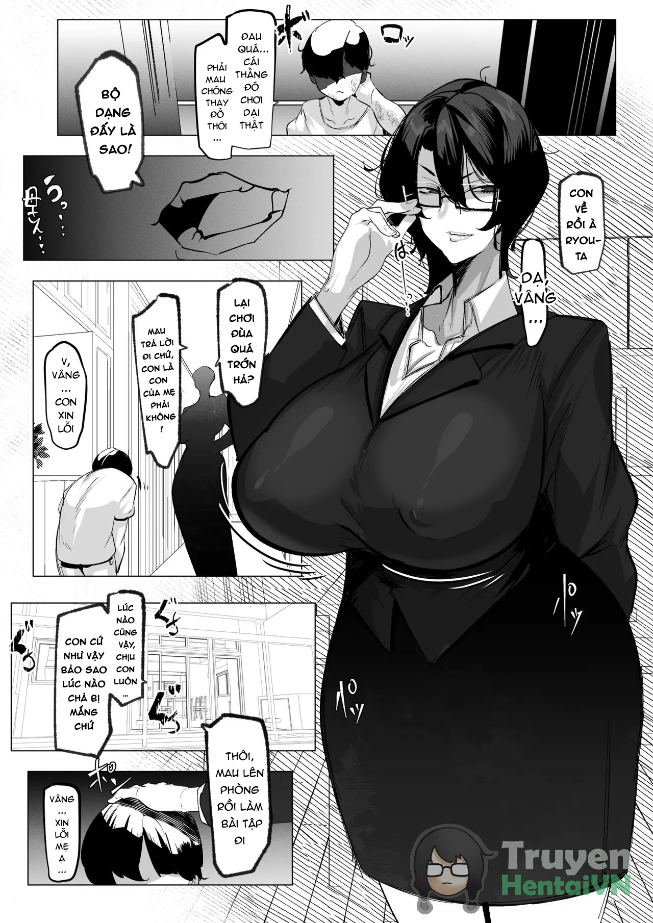 Đọc truyện hentai Hitozuma Hiromi wa Aitsu no Iinari - Chap 2
