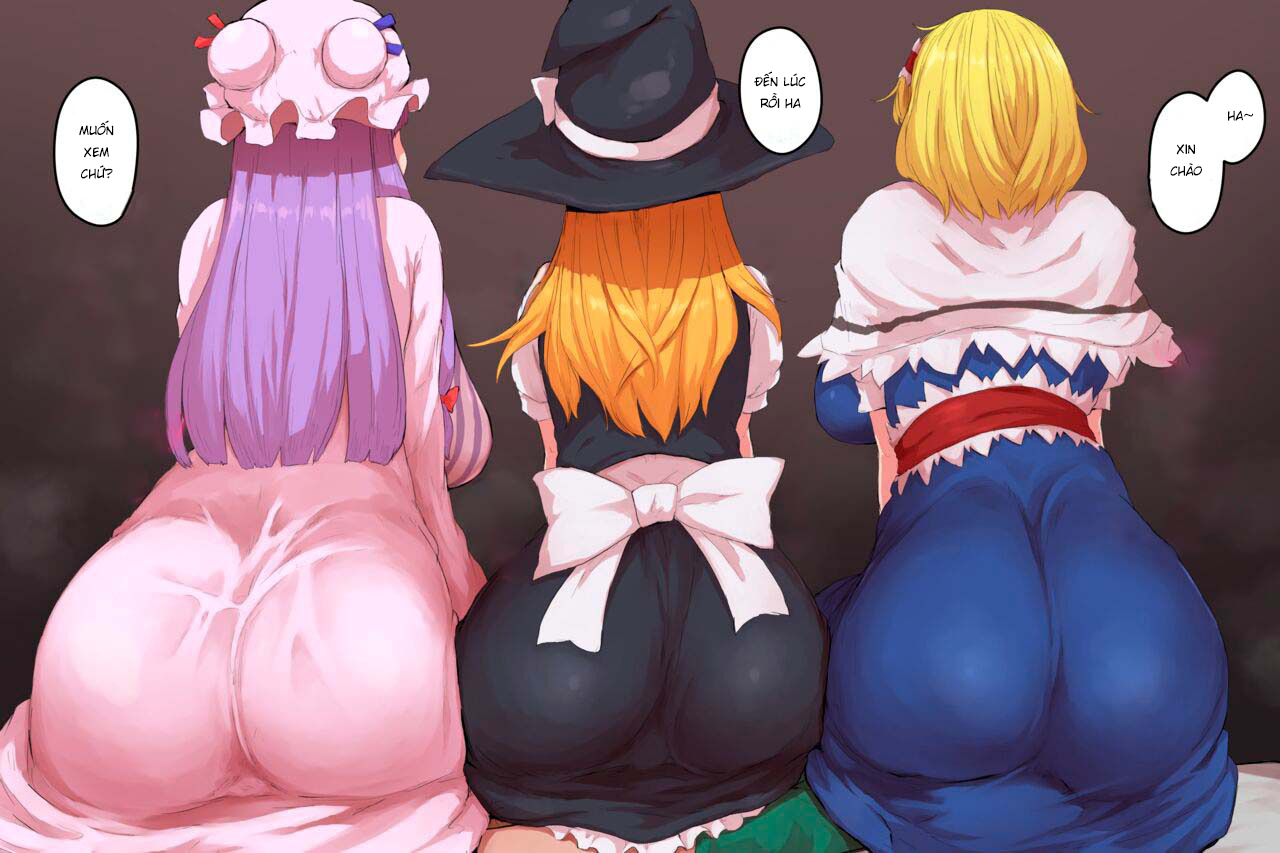 Đọc truyện hentai Ba cô gái múp rụp và cậu bé số hưởng - Oneshot