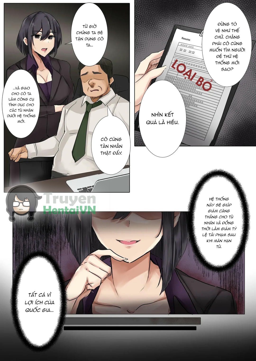 Đọc truyện hentai Dame Kanshu x Shuujin -Gyakuten- | Useless Officer X Prisoner - The Tables Turned - Oneshot