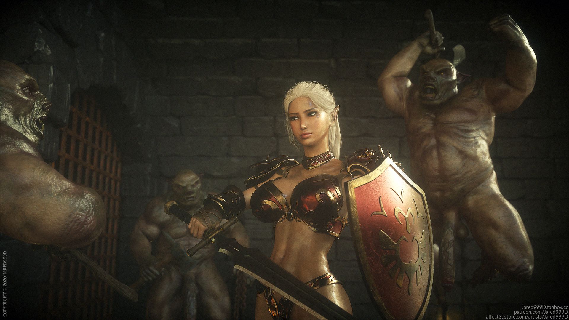 Đọc truyện hentai Elf Slave - Chapter 7: Double Trouble