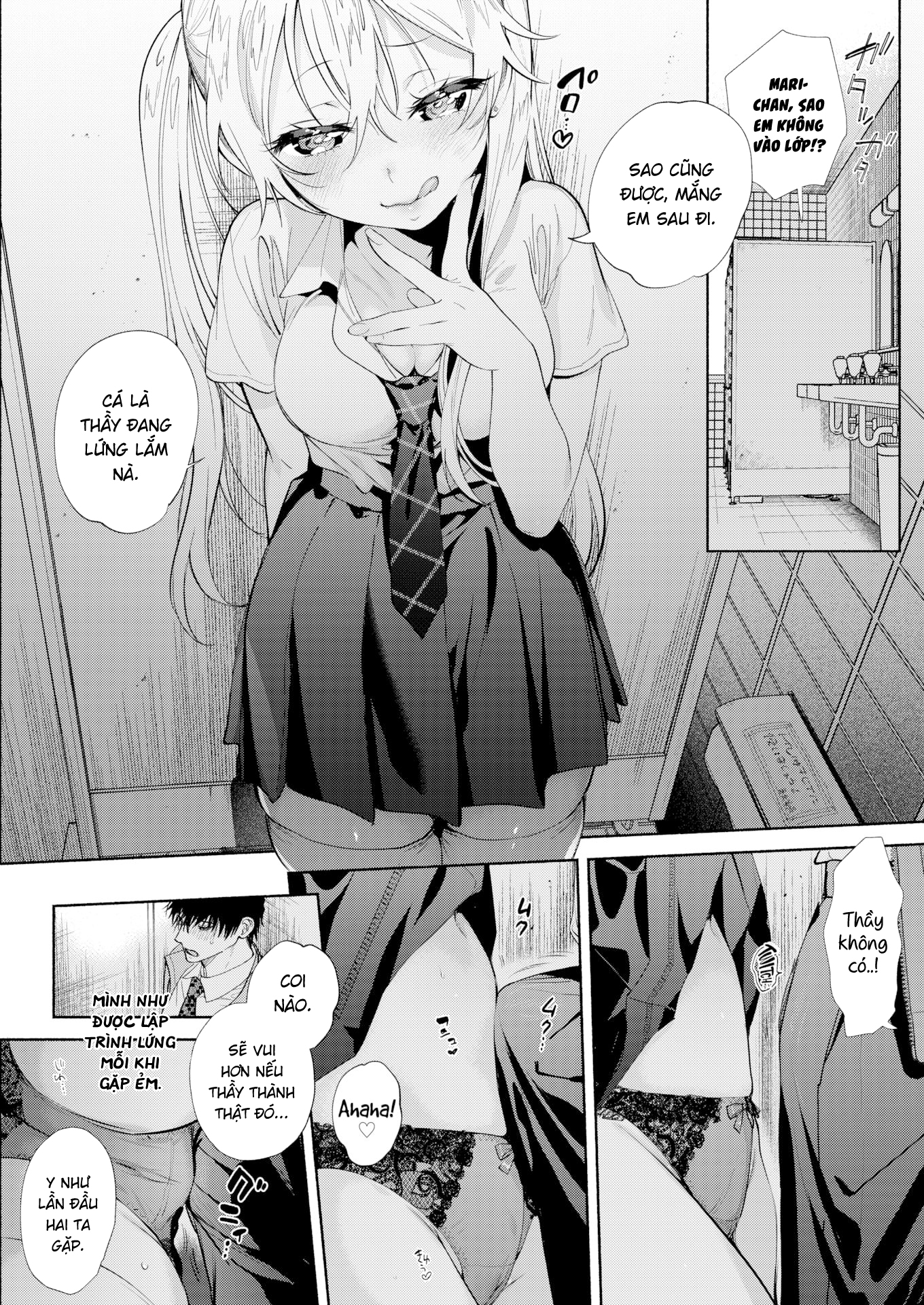 Đọc truyện hentai Cơn Sốt Đêm Với Sensei - Chap 2: End