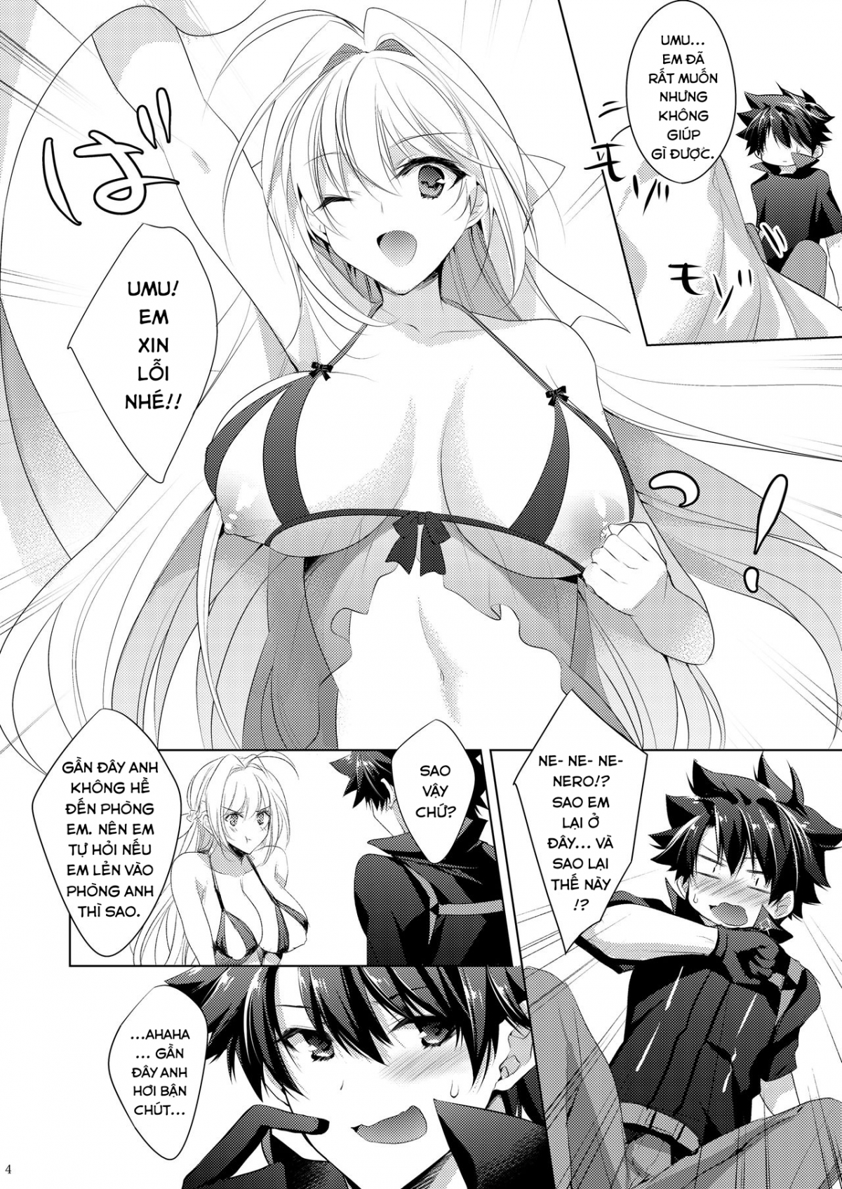 Đọc truyện hentai Nero-chama sẽ giúp anh vui vẻ. - Oneshot