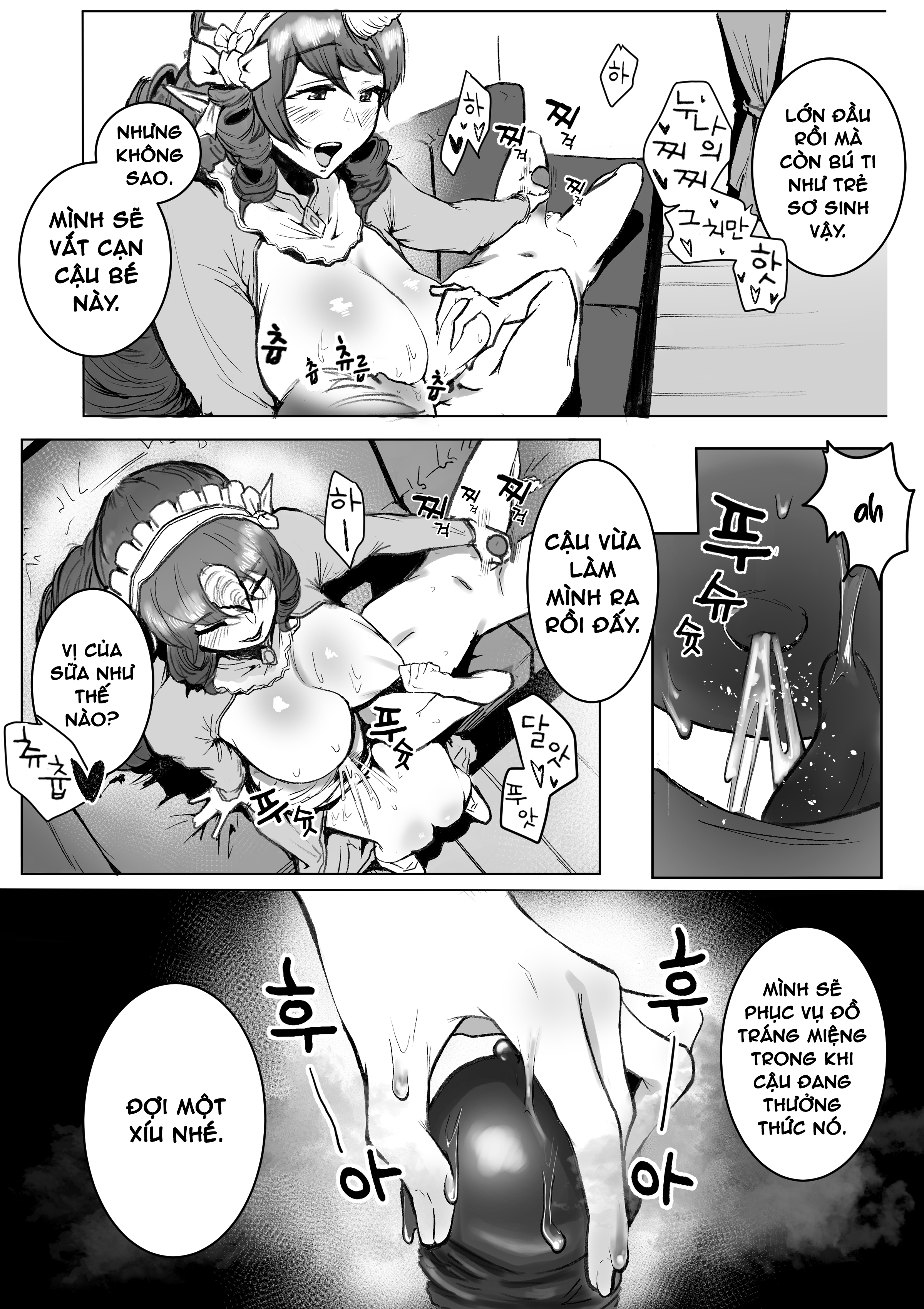 Đọc truyện hentai Tiệm trà ngọt ngào - Tầng 2 của quán