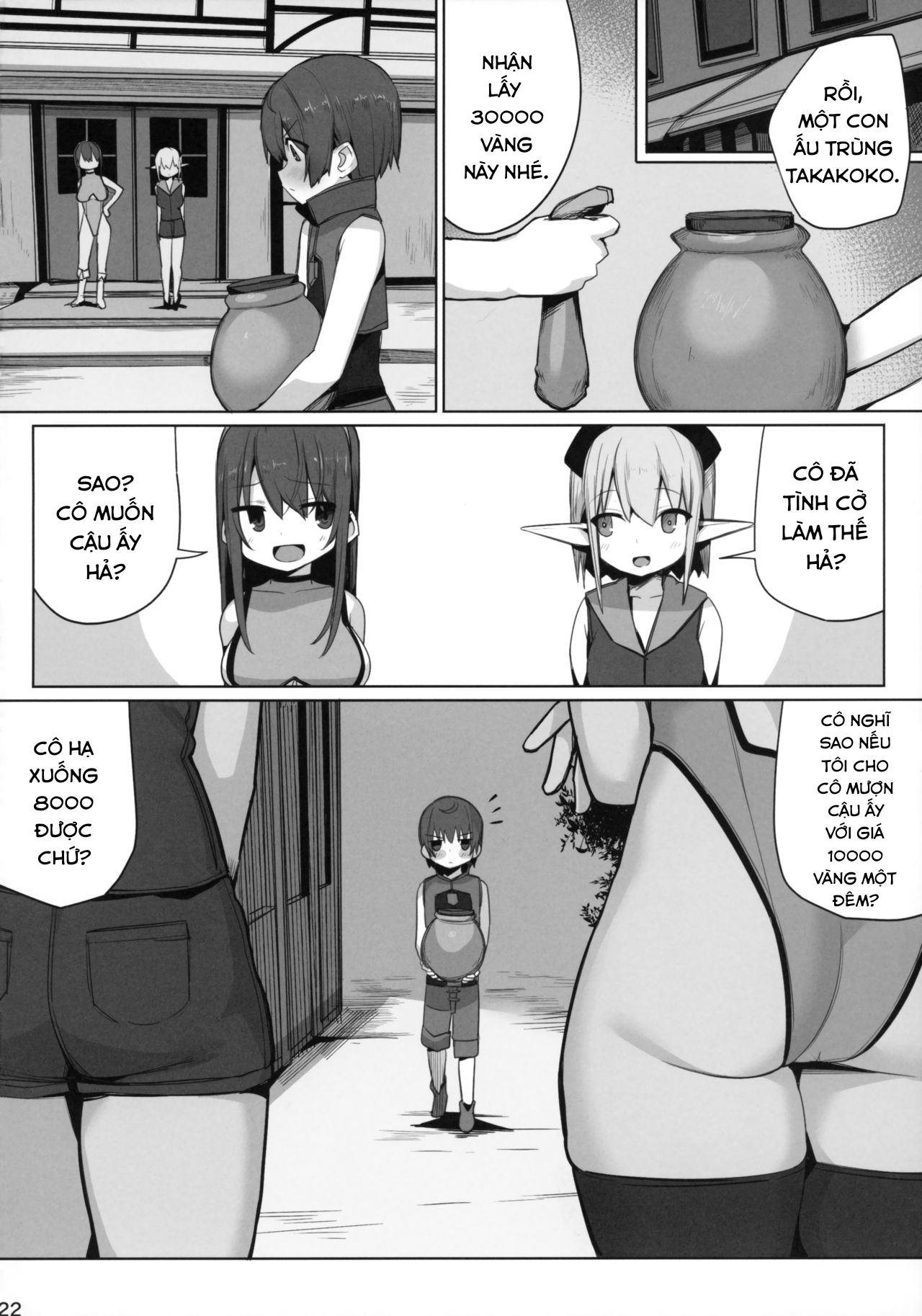 Đọc truyện hentai Namaiki na Shota ni wa Ecchi na Onee-san o! Isekai - Oneshot