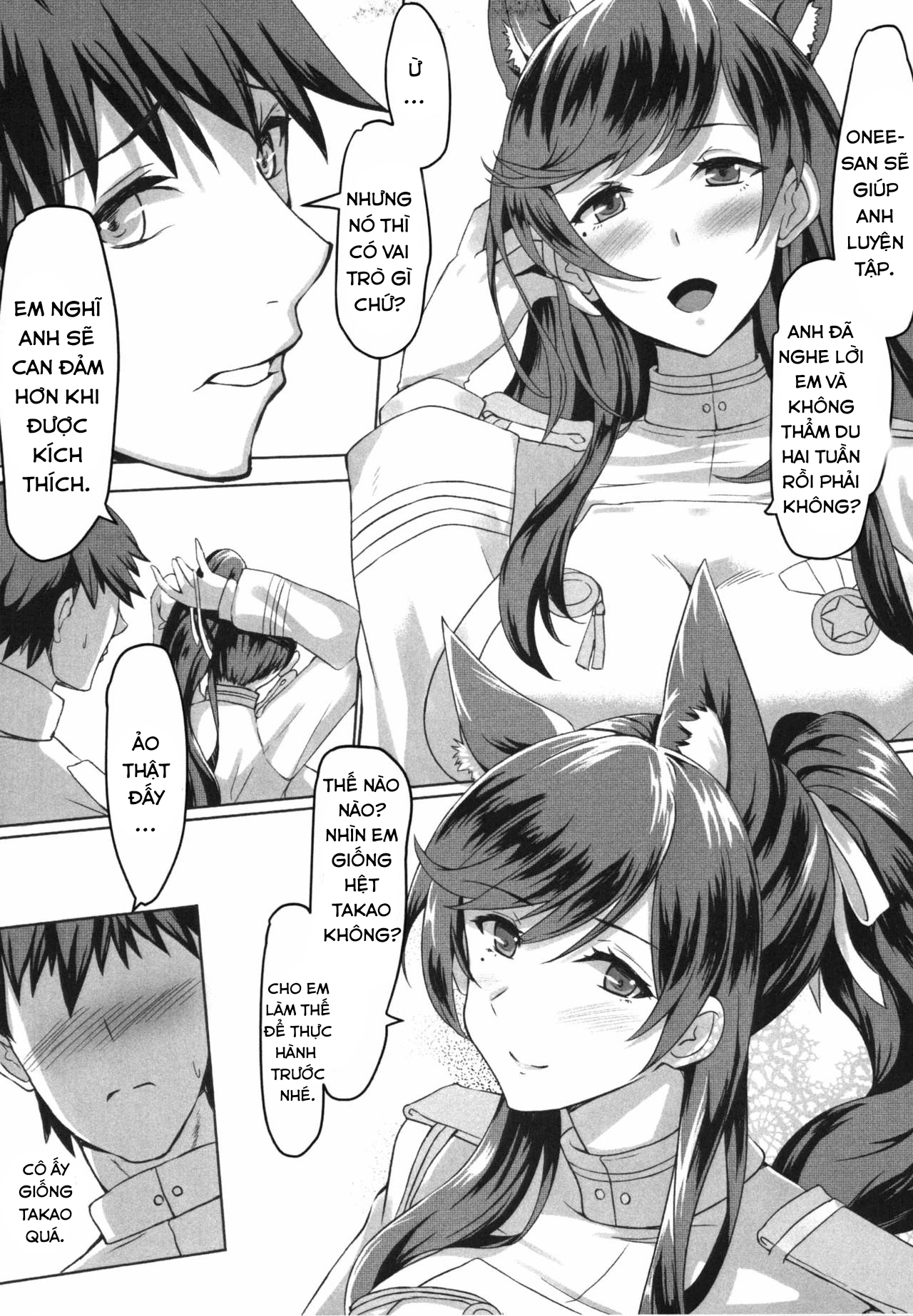 Đọc truyện hentai Atago-san! Kokuhaku no Houhou, Oshiete! - Oneshot