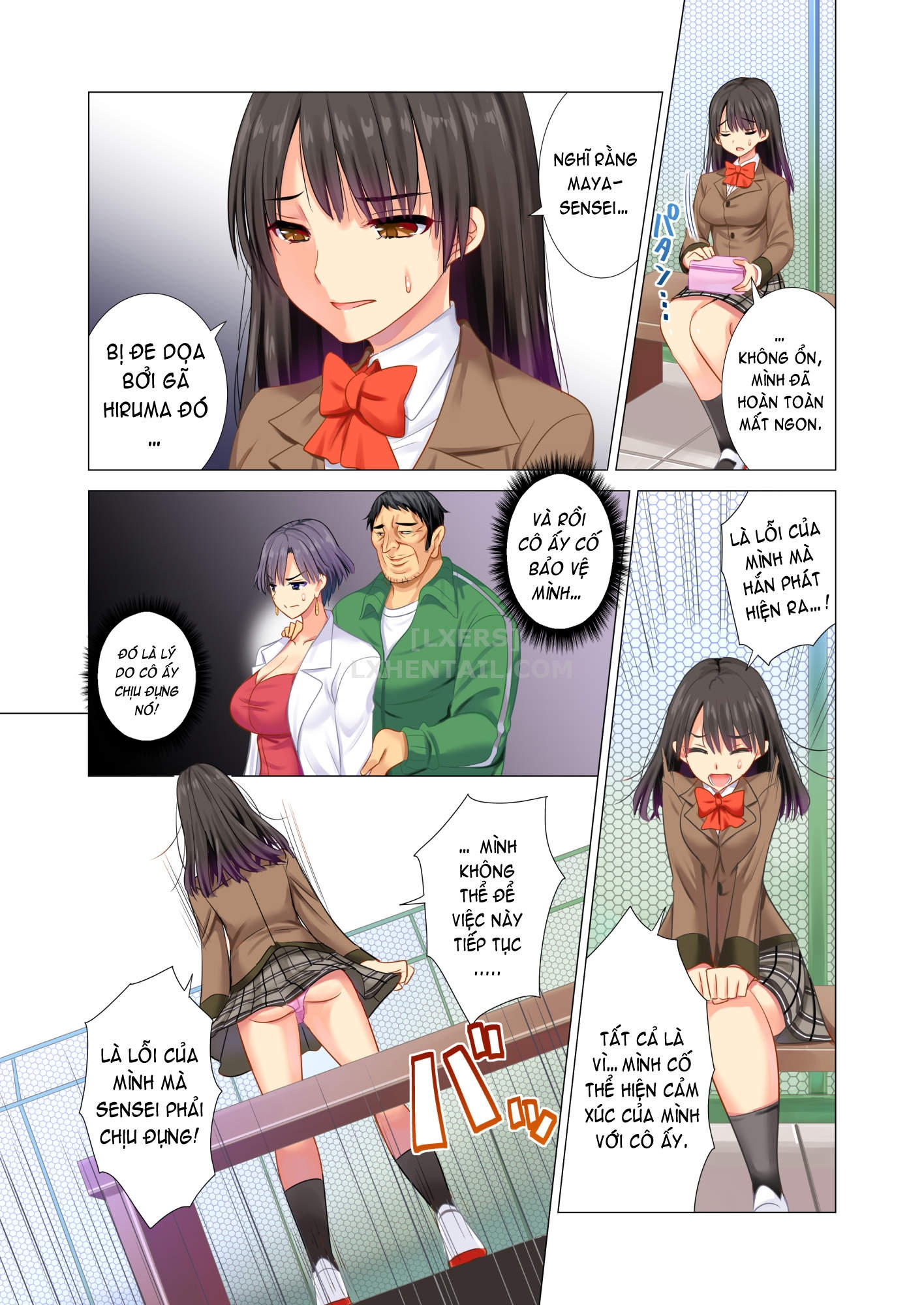 Đọc truyện hentai Taiiku Kyoushi ni Kegasareta Yuri no Hanazono - Oneshot