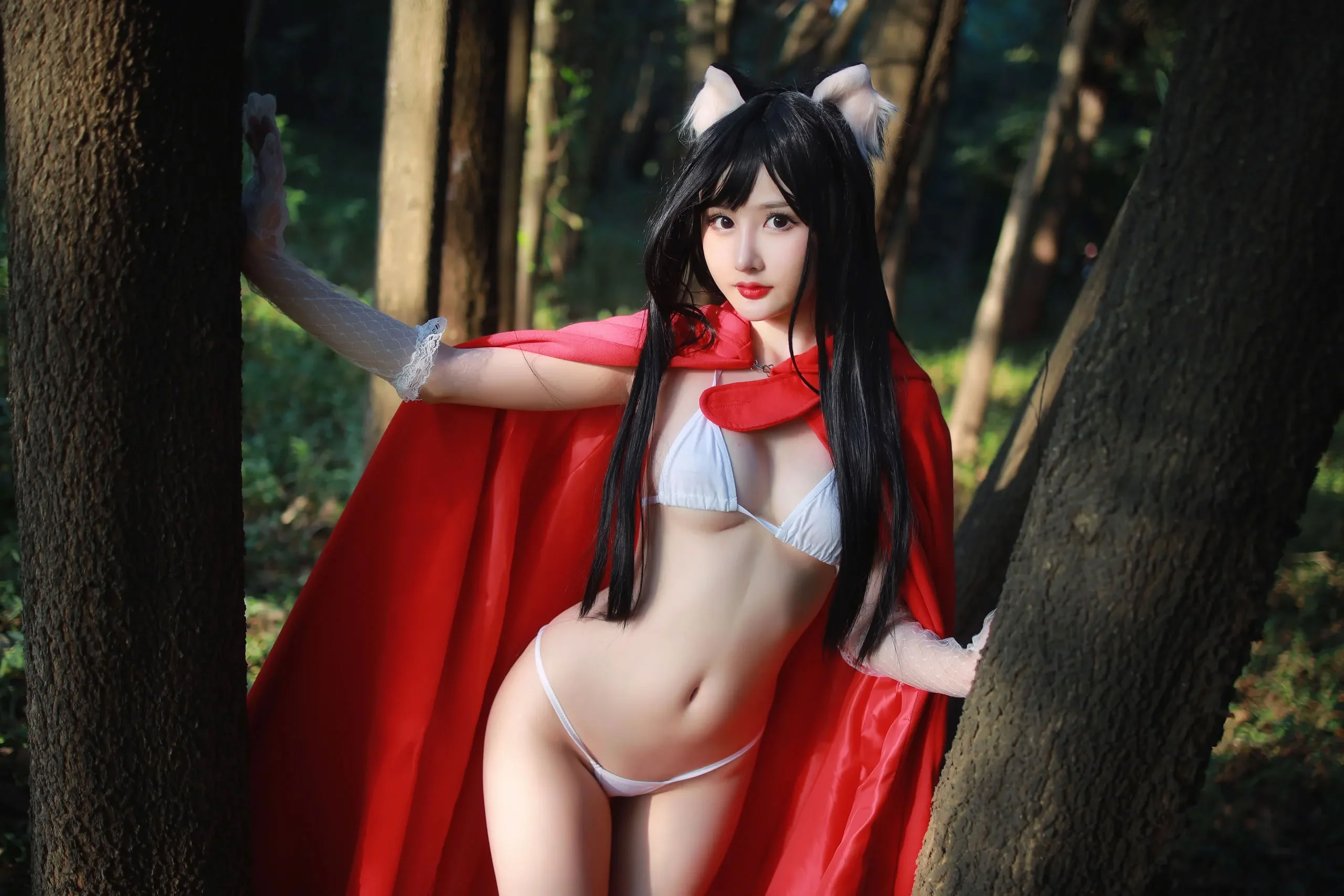Đọc truyện hentai Tuyển tập Albums siêu phẩm Cosplay - Chap 1206 - Your Eggs (Q Version Queen) - Little Red Riding Hood
