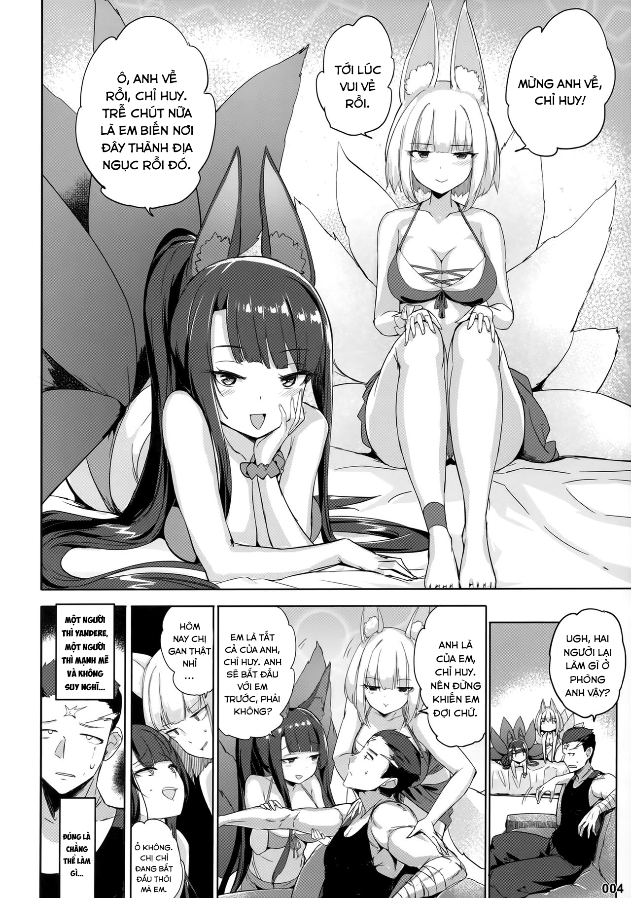 Đọc truyện hentai Akagi Kaga Don - Oneshot