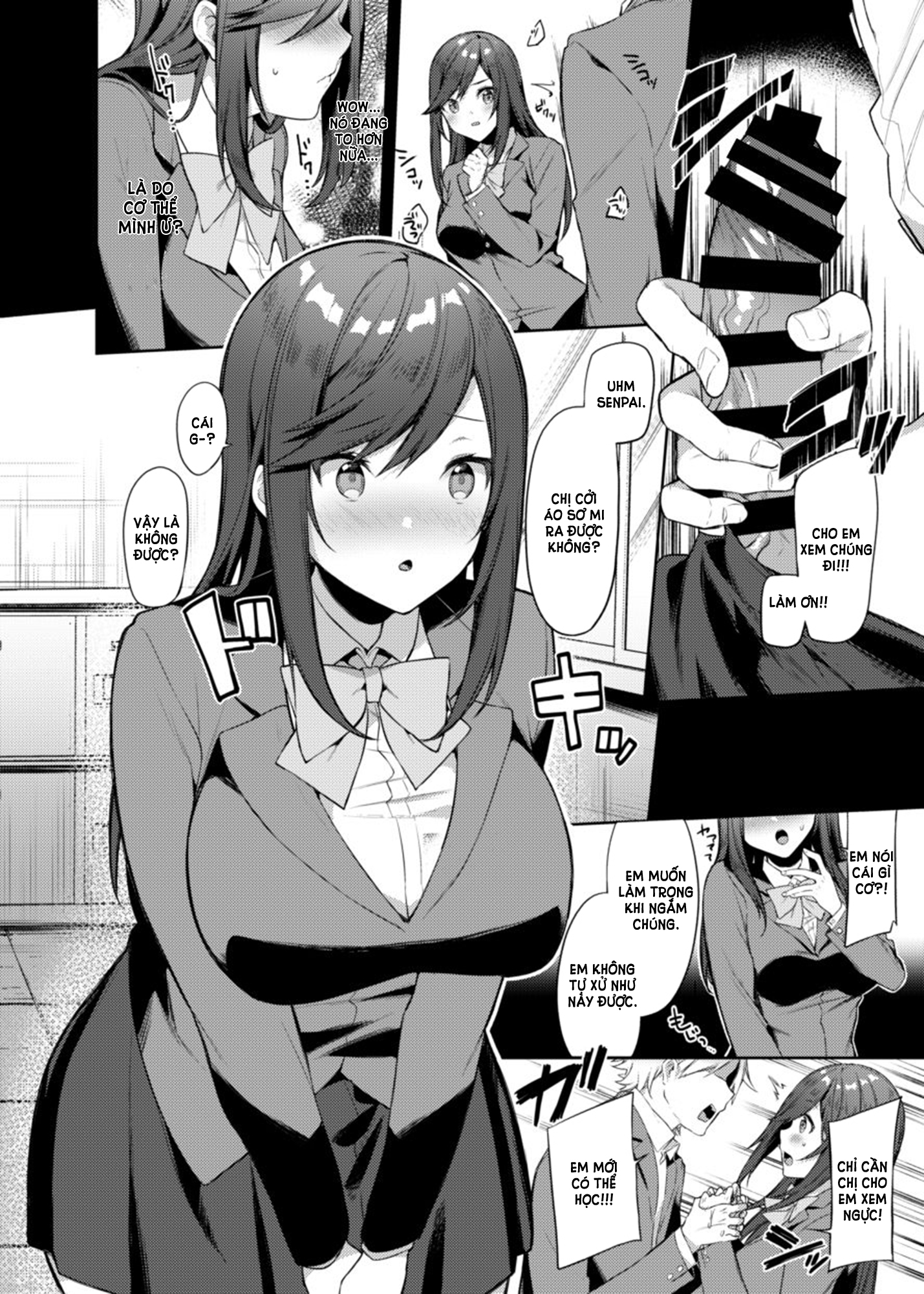 Đọc truyện hentai Senpai! Motto Ore Ni Gohoubi Kudasai! - Oneshot