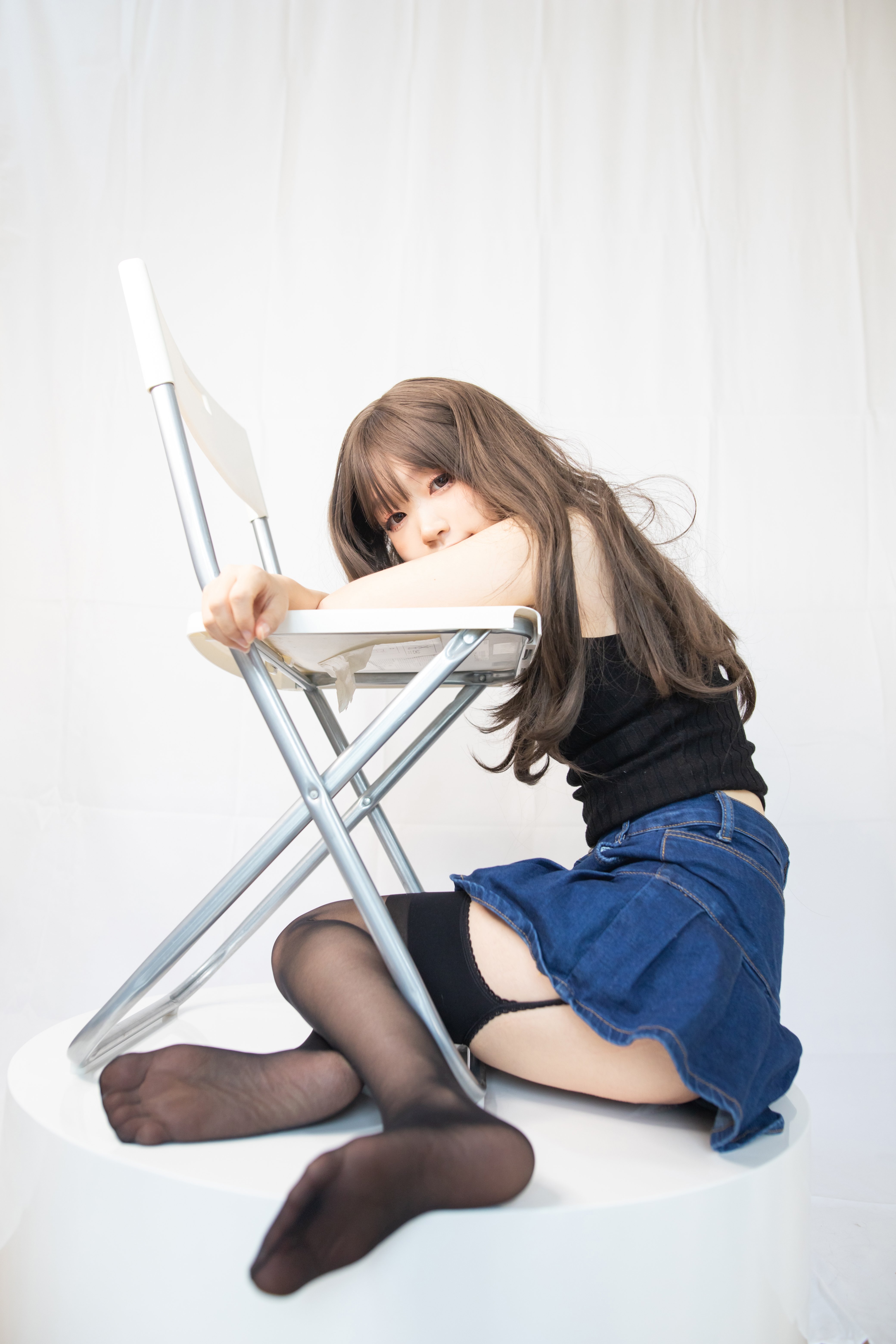 Đọc truyện hentai Tuyển tập Albums siêu phẩm Cosplay - Chap 288 - Kanzawa Nagari - No.002 - Black sweater suspender